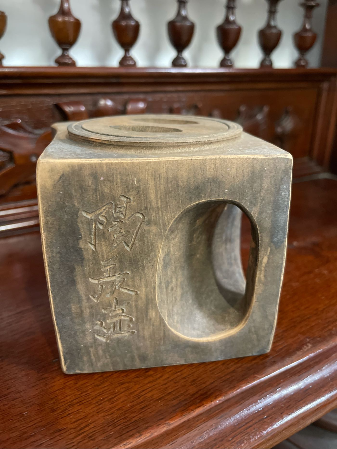 高茶壺 高建芳紫砂壶-紫砂壶-7788红宝书