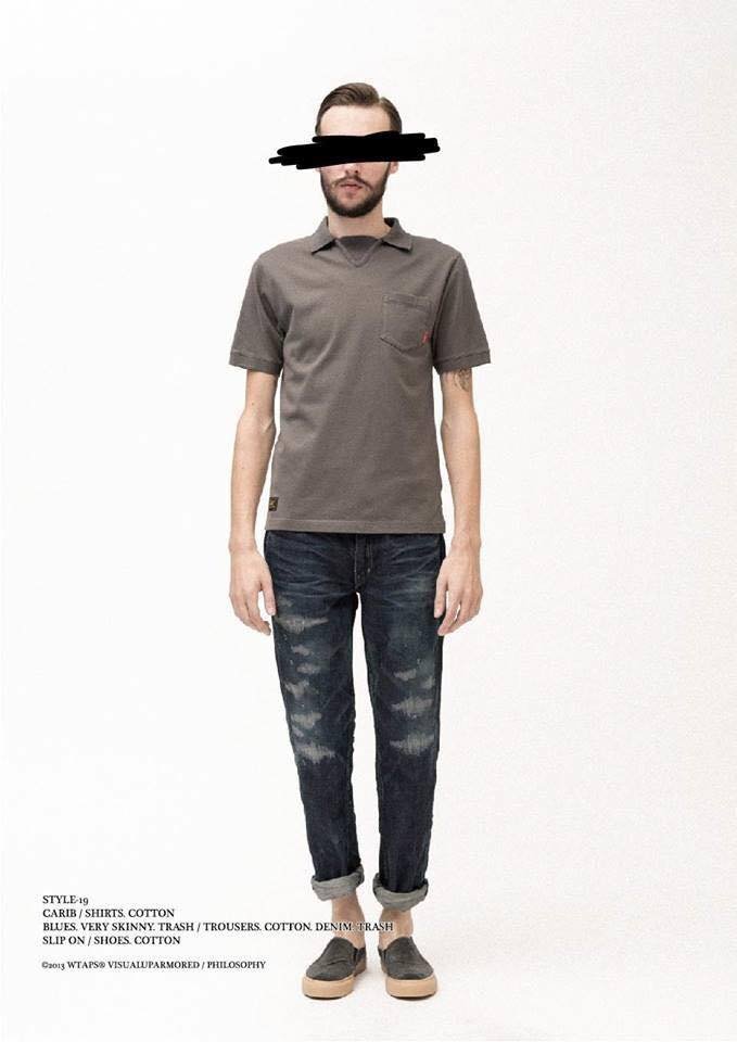 希望商店】WTAPS BLUES VERY SKINNY TRASH 13SS 刀割破壞牛仔褲