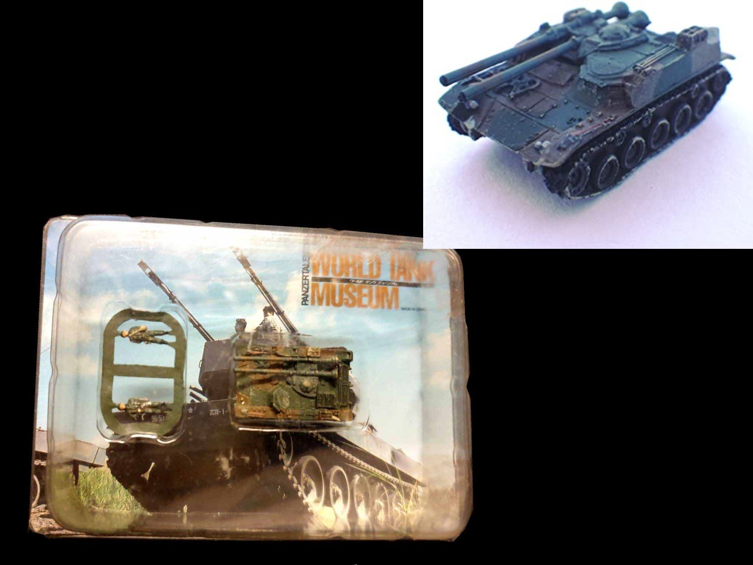 1/144 世界戰車博物館 WORLD TANK 04 60式自走無反動砲 二色迷彩　富貴玩具店
