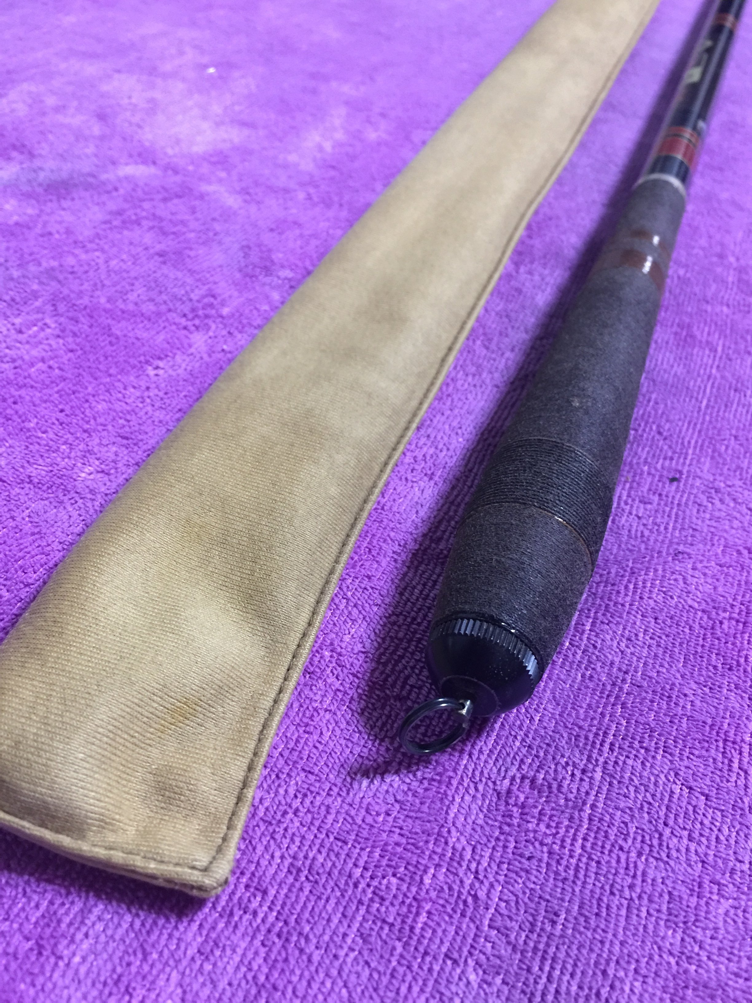 日本製GAMAKATSU がまへらMARKⅡ SS 極硬十五尺振出鯽鯉竿福壽竿紅標極