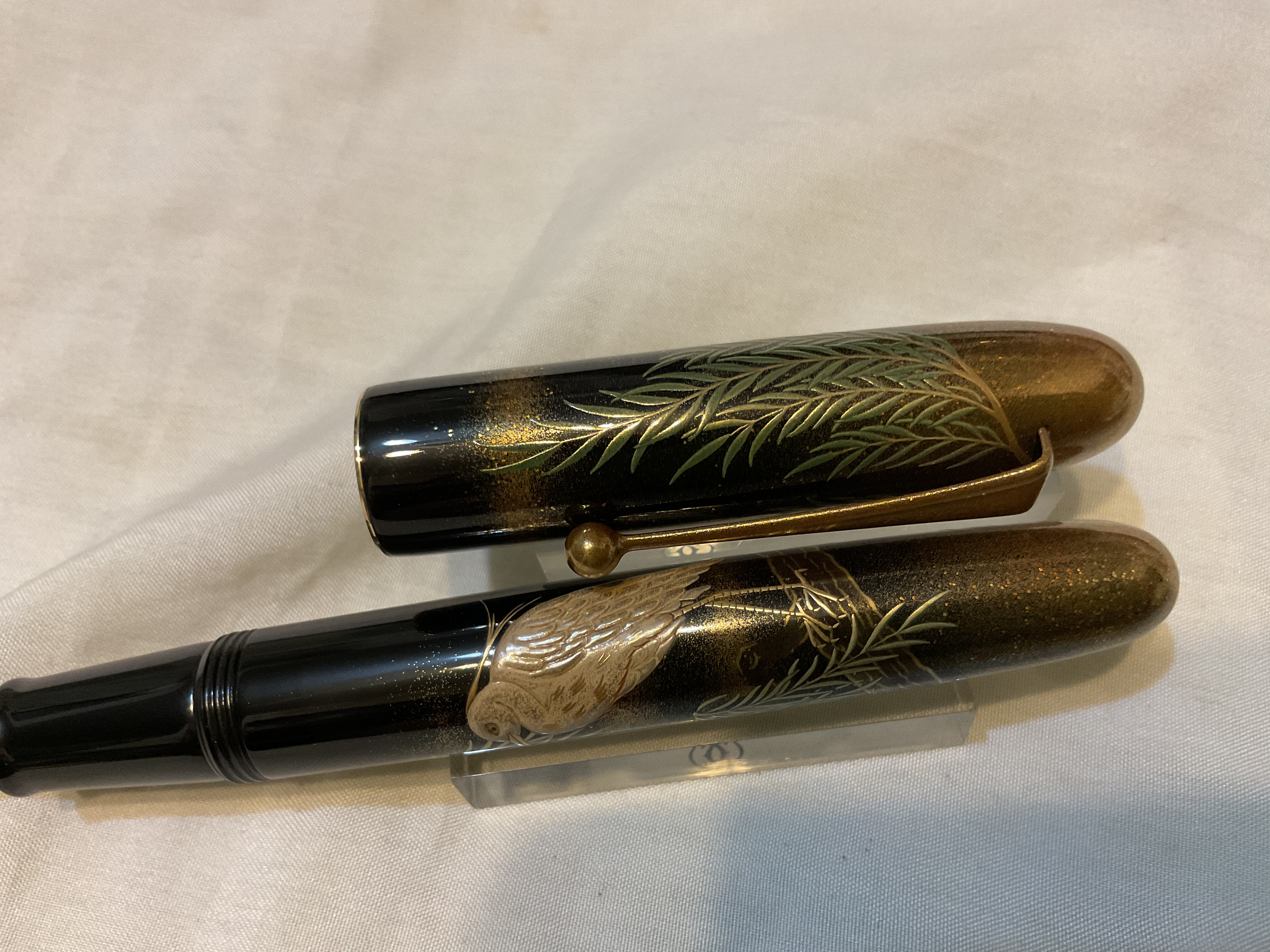 交流名筆)日本NAMIKI YUKARI ROYALE 白鷺高級蒔繪款鋼筆(非萬寶龍派克