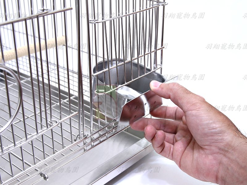 兩尺白鐵鳥籠組合4/羽翔寵物鳥園/摺疊鳥籠/204不鏽鋼材質/組裝容易