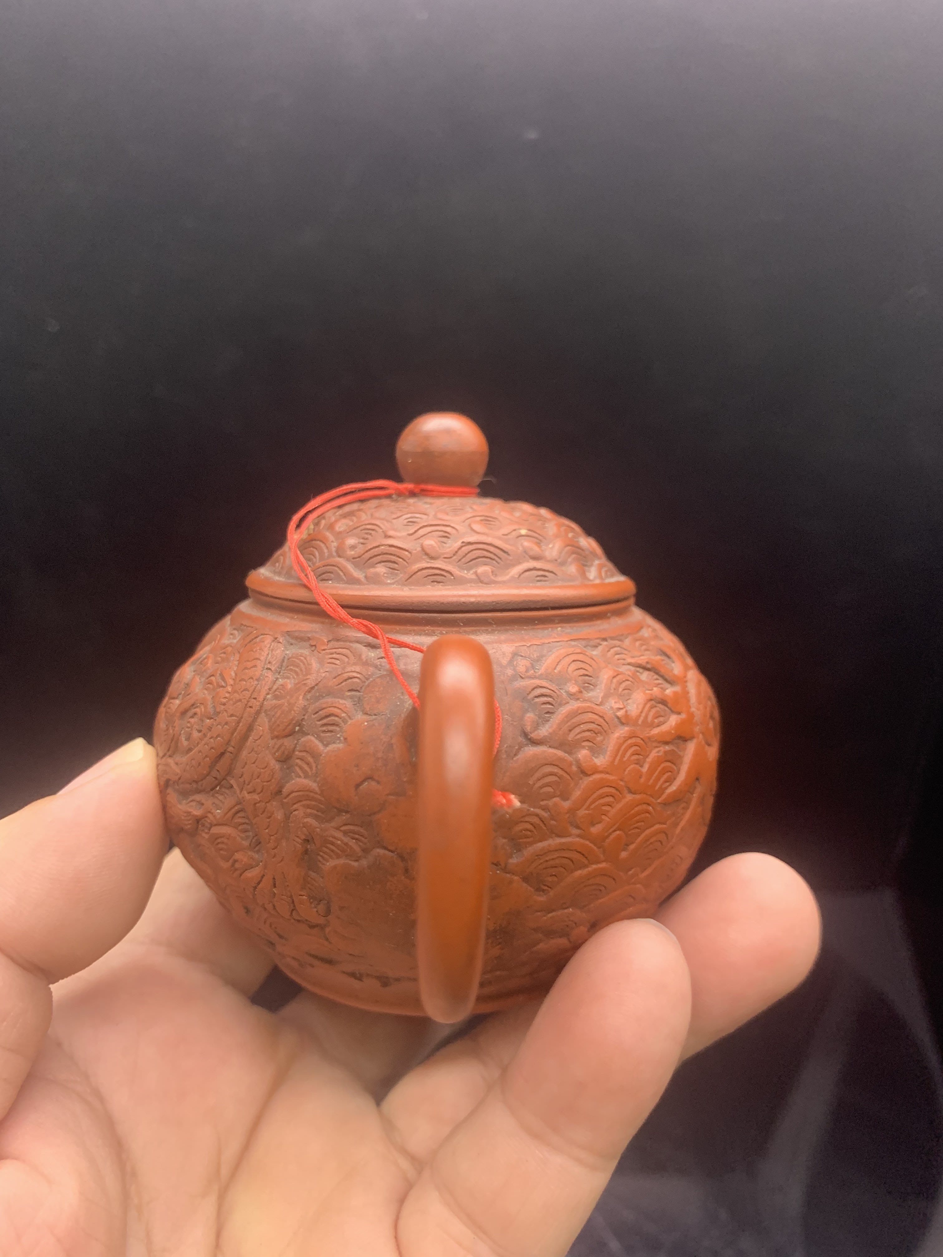 國家級高級工藝美術師大周(周小名) 老紫砂壺原礦紅泥全手工個人小壺