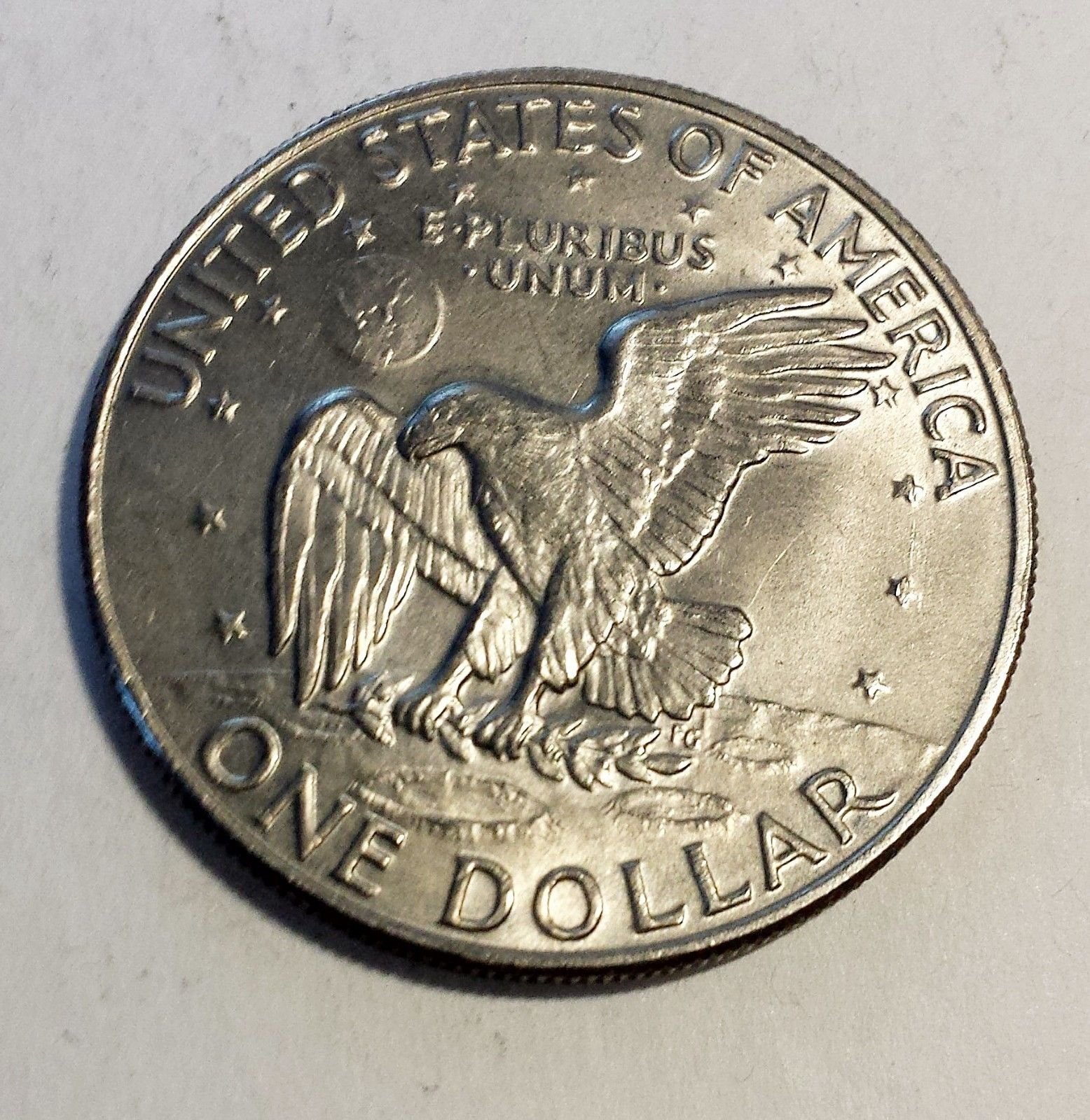 1972 年美國大衛艾森豪德懷特舊版大型流通鎳幣1 元Dollar 美金美元古錢幣| Yahoo拍賣