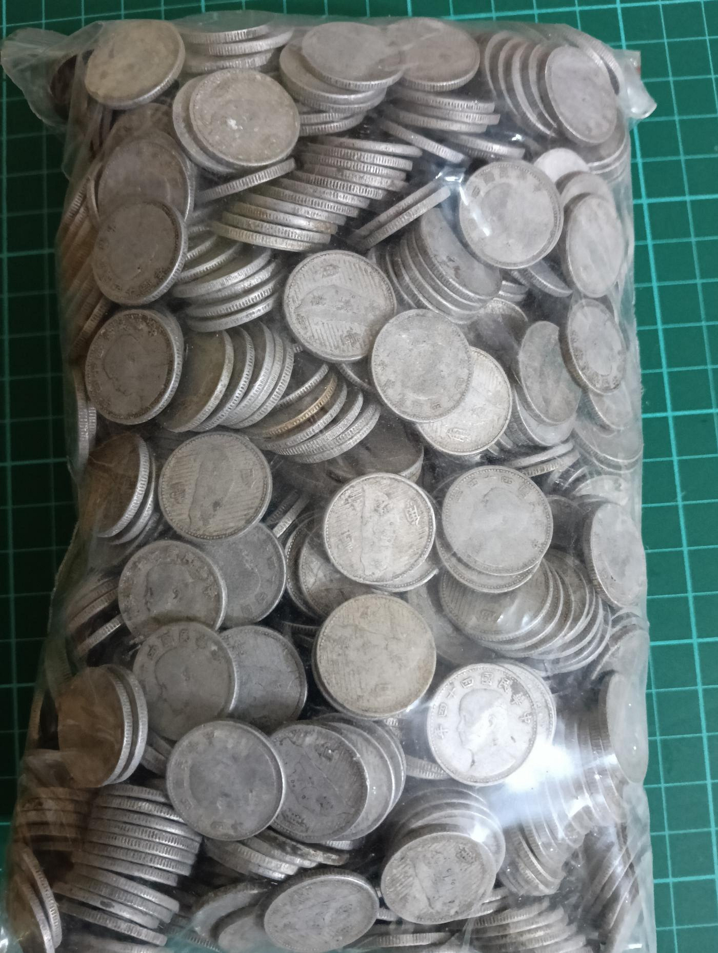 TB252 民國44年1角1000枚一標 通貨 品相如圖 44年一角 1角 壹角