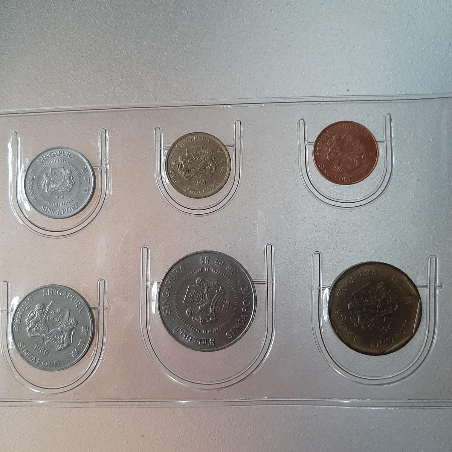 快樂尋寶趣】馬來西亞1986年硬幣1令吉.1仙.5仙.10仙.20仙.50仙/新加坡1元.1分.5分.10分.20分.50分| Yahoo拍賣