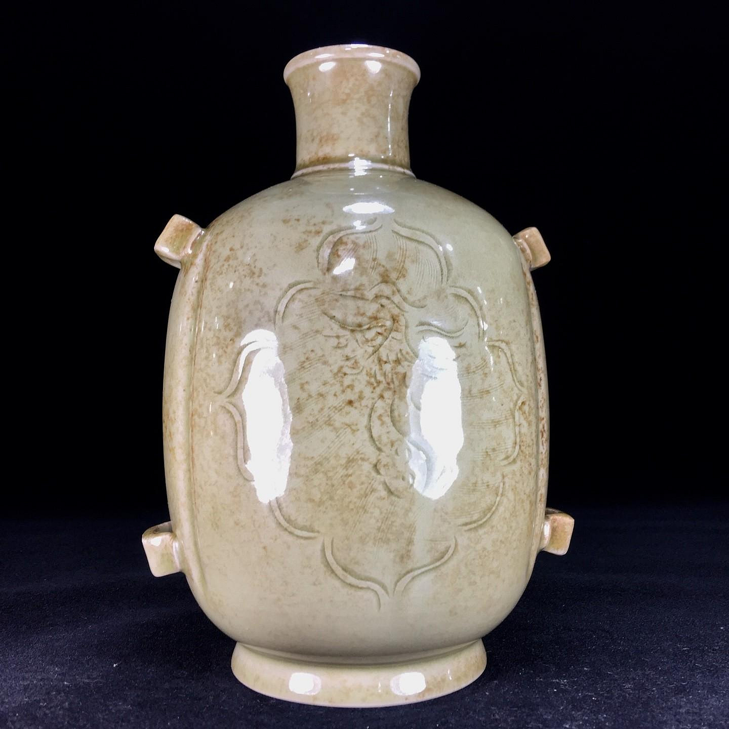 宋越窯四系瓶，14×20厘米舊藏收藏古玩【愛藏】-4494 | Yahoo拍賣