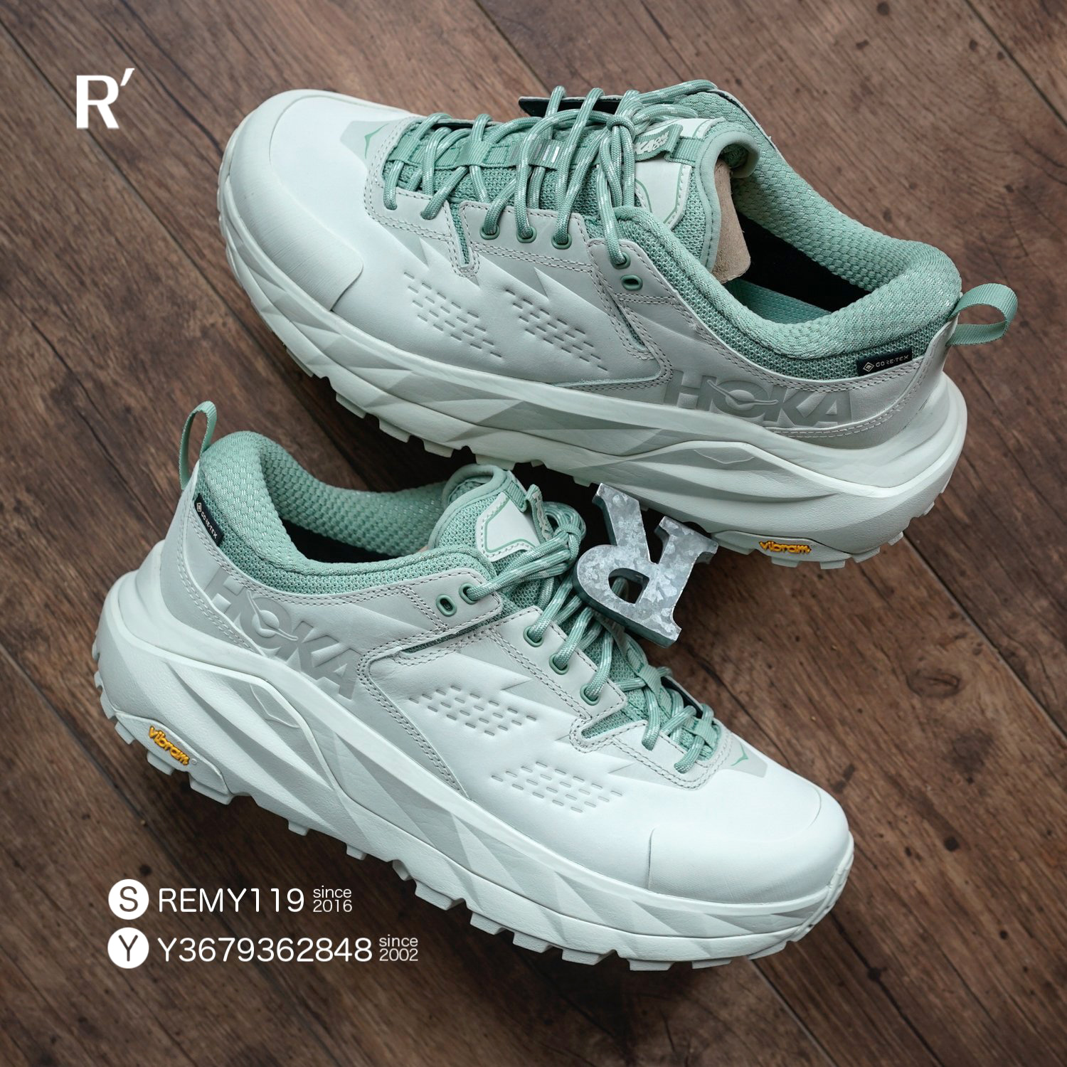 R代購Hoka One Kaha GTX GORE-TEX Low Boot Celadon Tint Basil  display picture 2