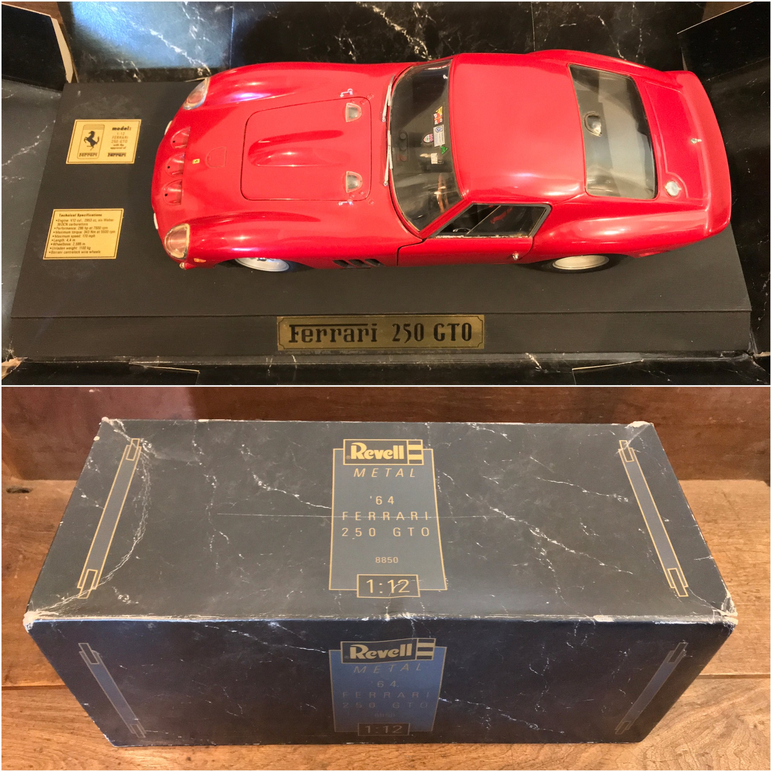 1/12 Ferrari 250 GTO Revell 法拉利非AUTOart CMC Kyosho Pocher