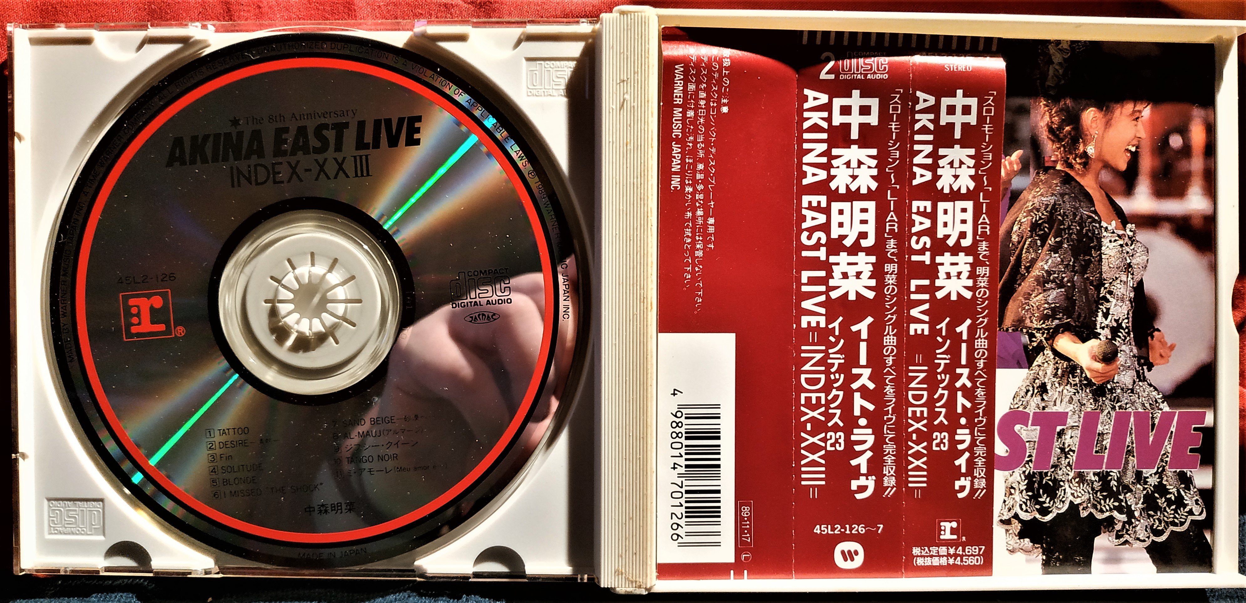 数量限定GOLDDISC　AKINA EAST LIVE INDEX-XXIII NTgtODYxNi5qcGVn.jpeg