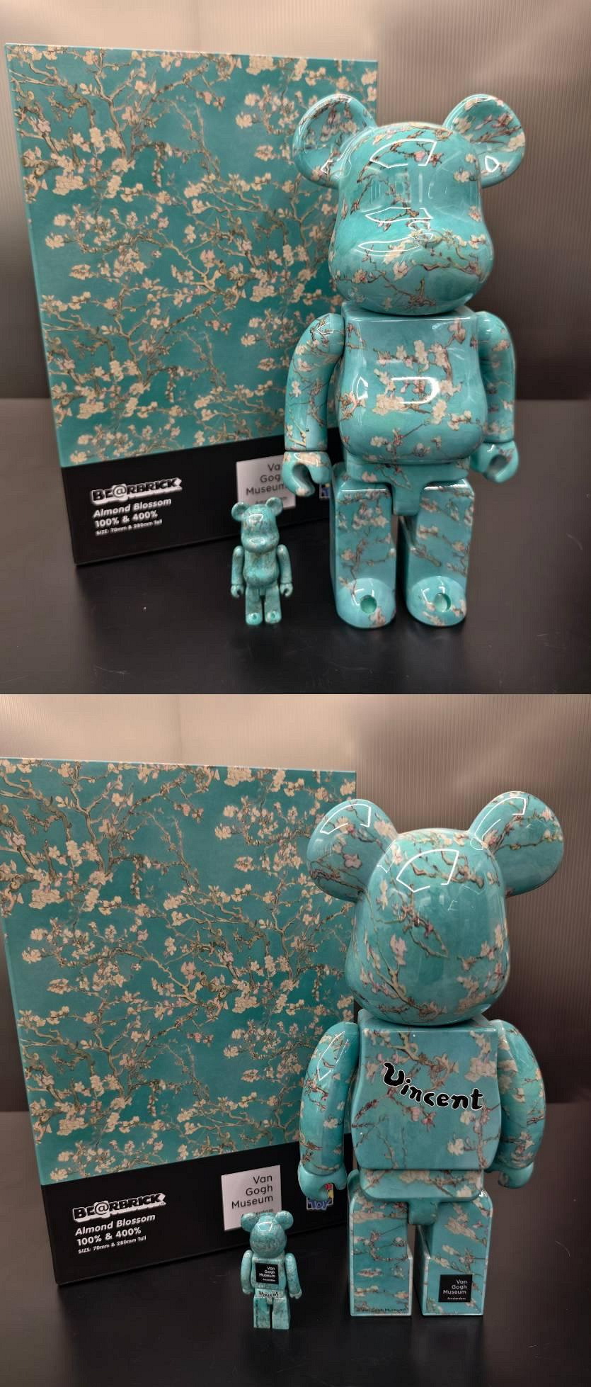 BE@RBRICK Van Gogh Museum(R) Almond Blossom 100％ & 400％ 梵谷杏花