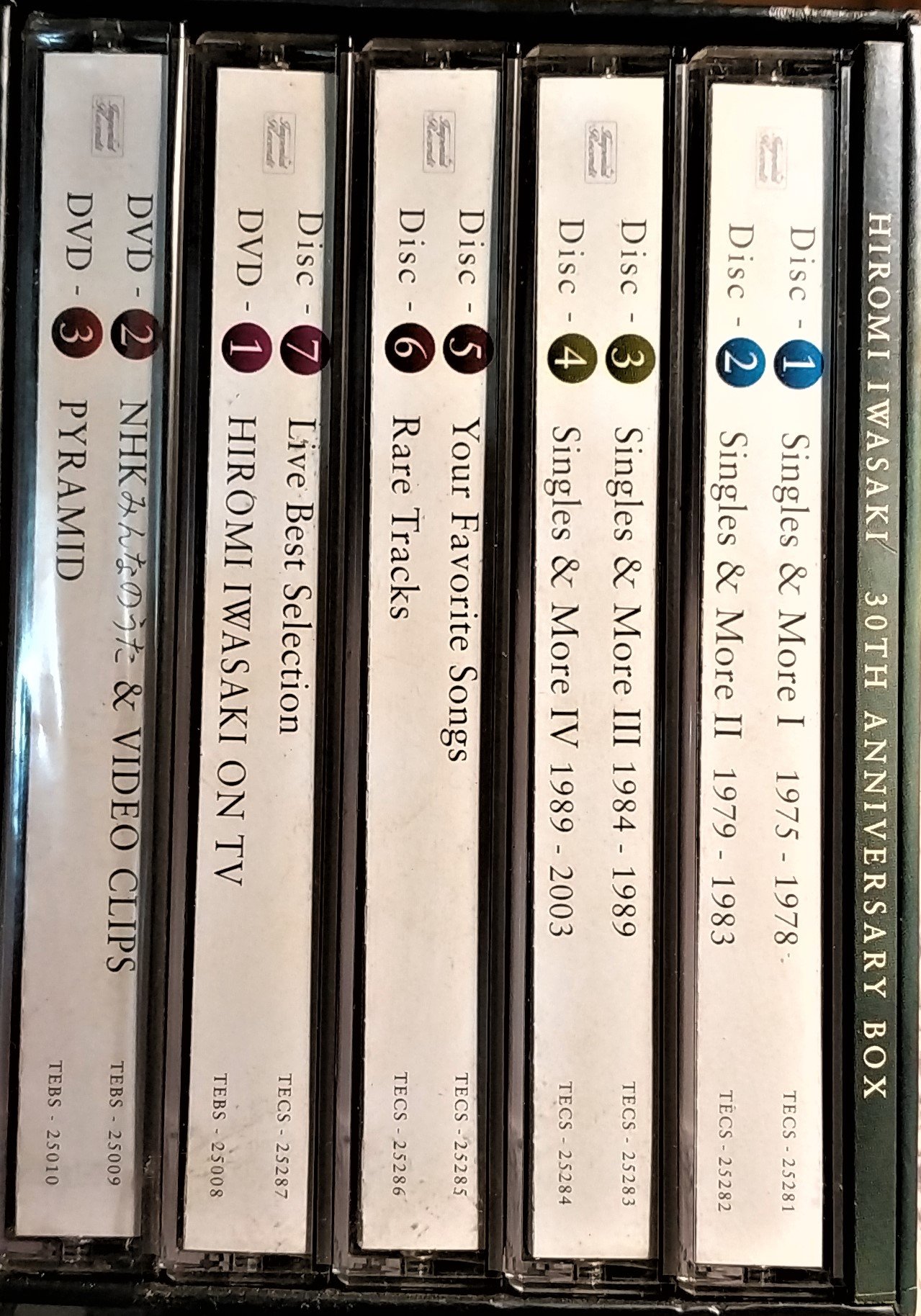 日版已拆近全新已絕版--- 岩崎宏美~ 30TH ANNIVERSARY BOX ( 7CD+3DVD