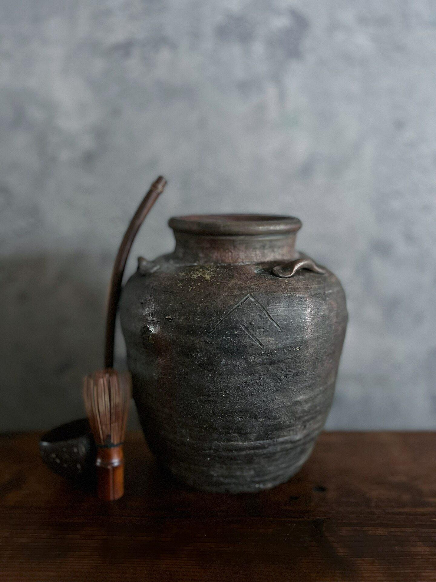 嚴選日本江戶時期古備前三耳壺，完美保存國產藝術珍品，高26cm 古備前