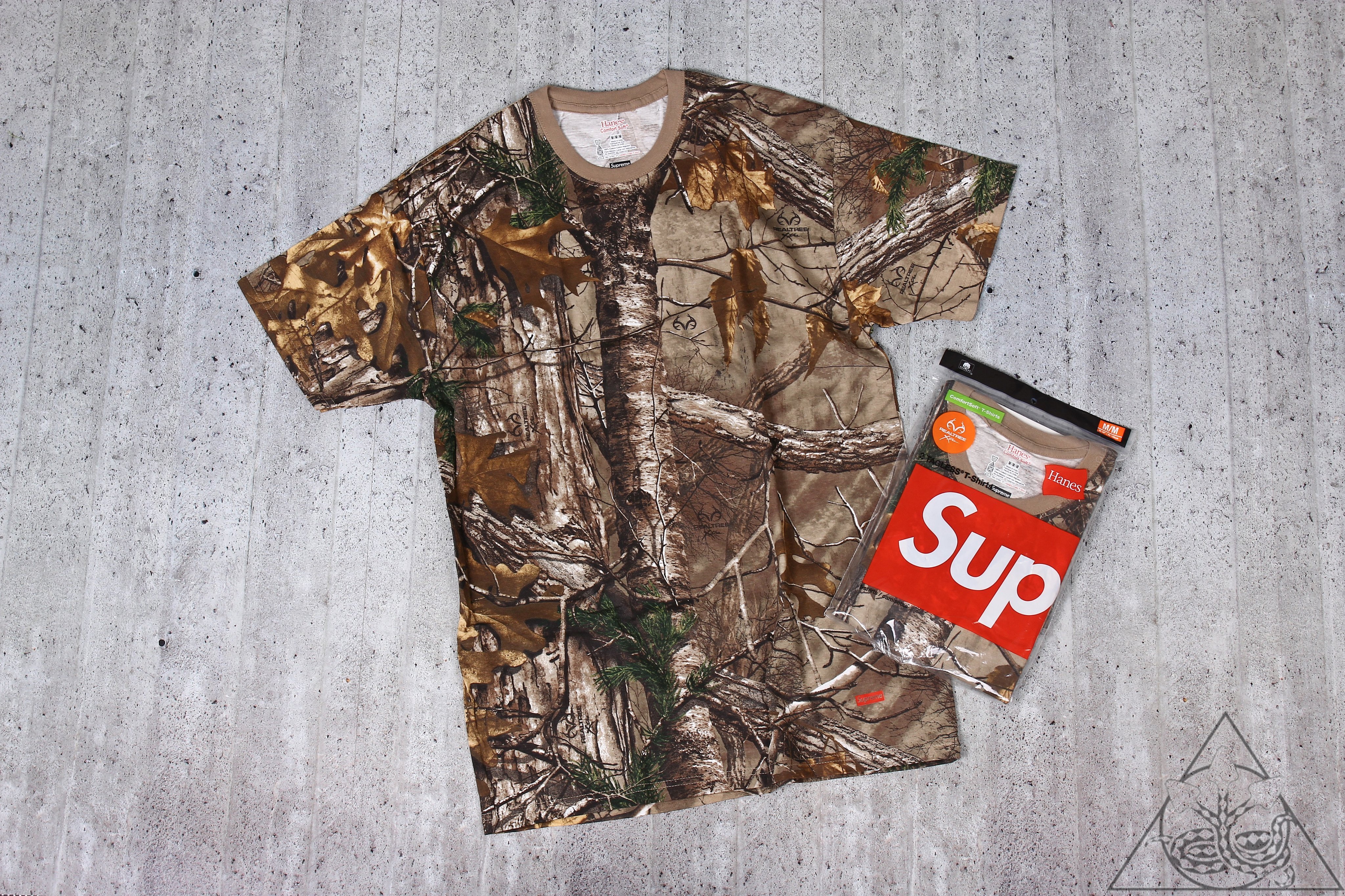 HYDRA】Supreme Hanes Realtree Tagless Tee 叢林迷彩短T 單件【SUP120