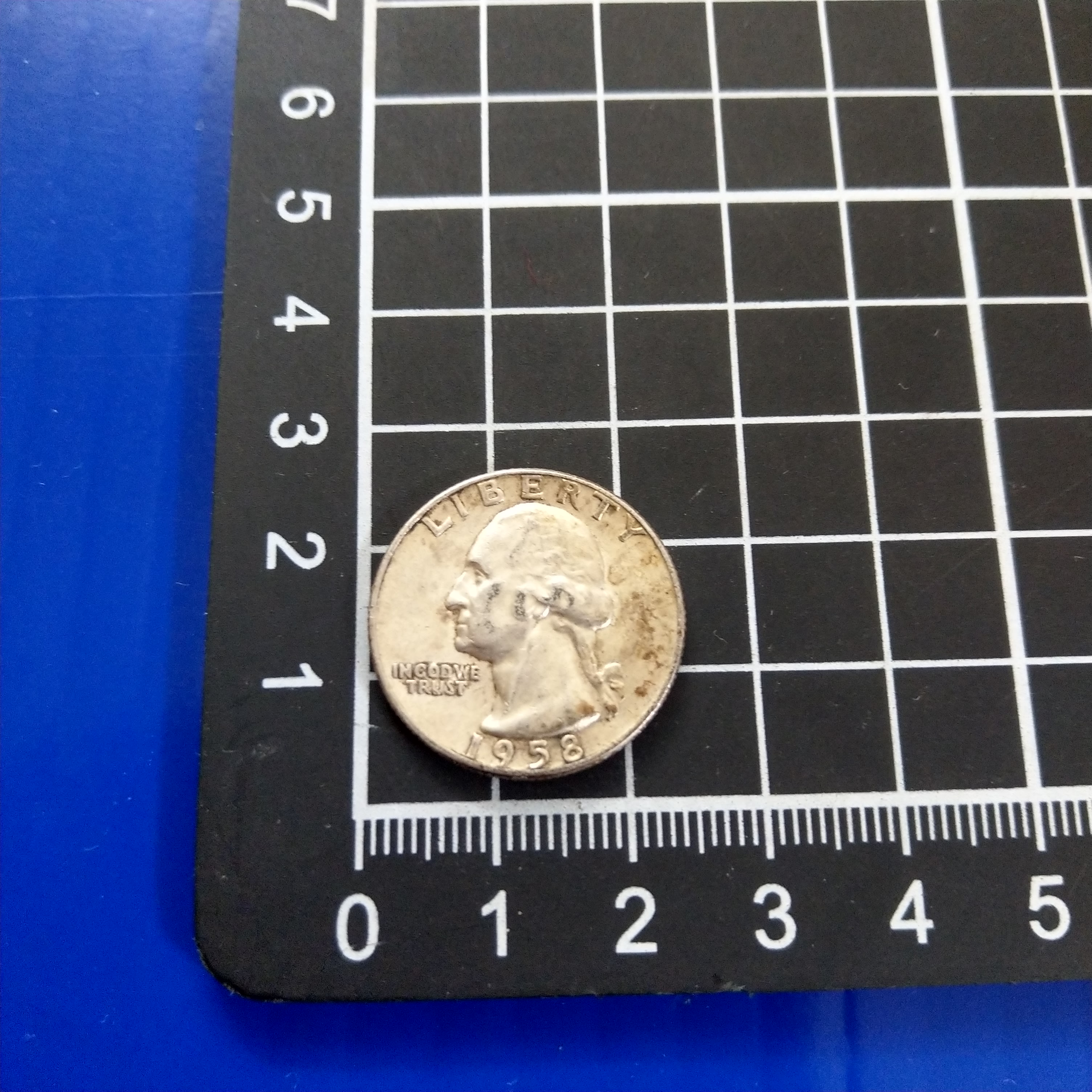 大三元】#25-2美國錢幣-1958年25美分1/4 -QUARTER DOLLAR華盛頓銀幣~UNC | Yahoo拍賣