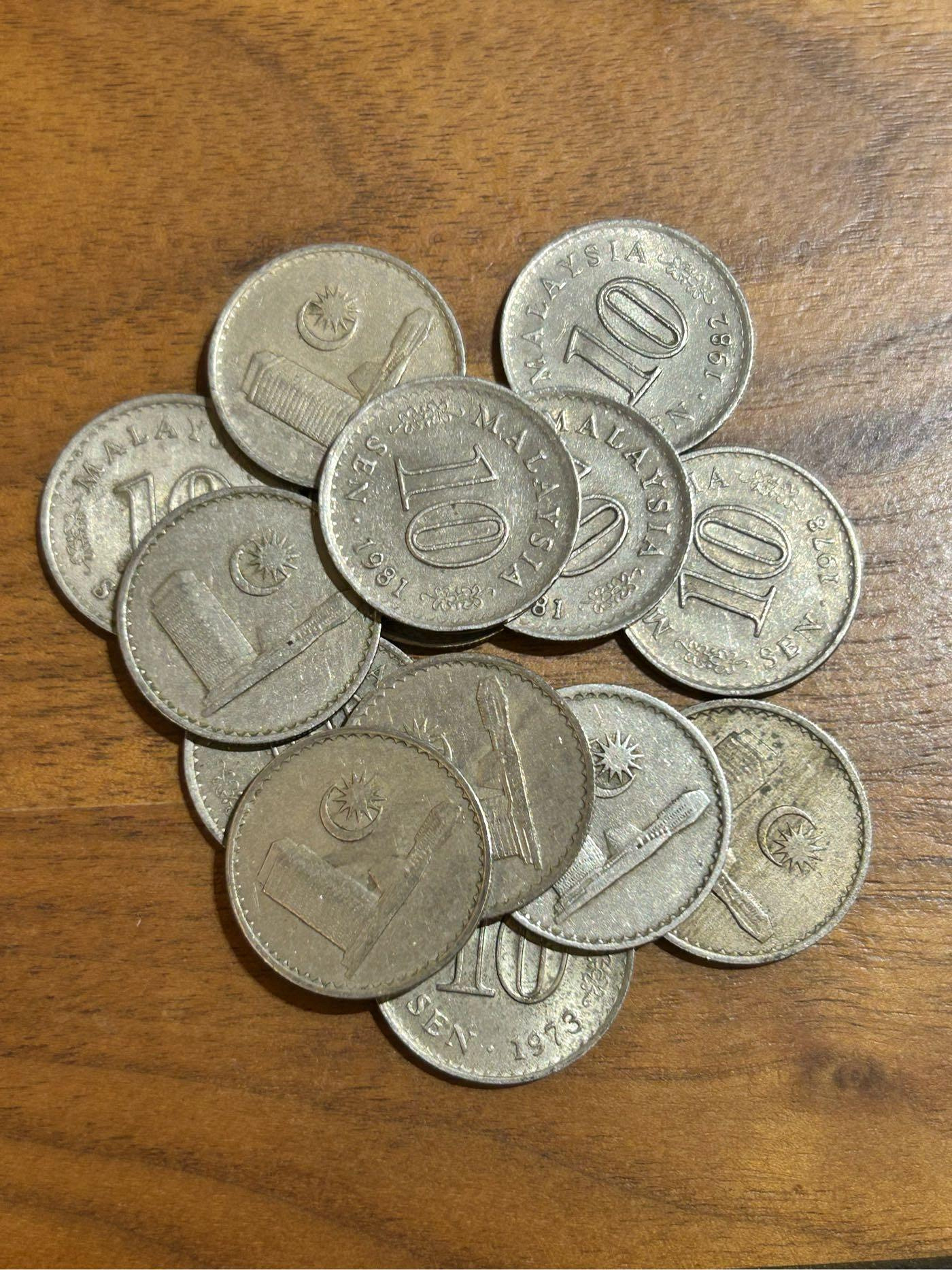 H2Shop】馬來西亞Malaysia 馬幣10仙SEN 令吉1967-1982年國會大廈圖案UNC品相錢幣硬幣| Yahoo拍賣