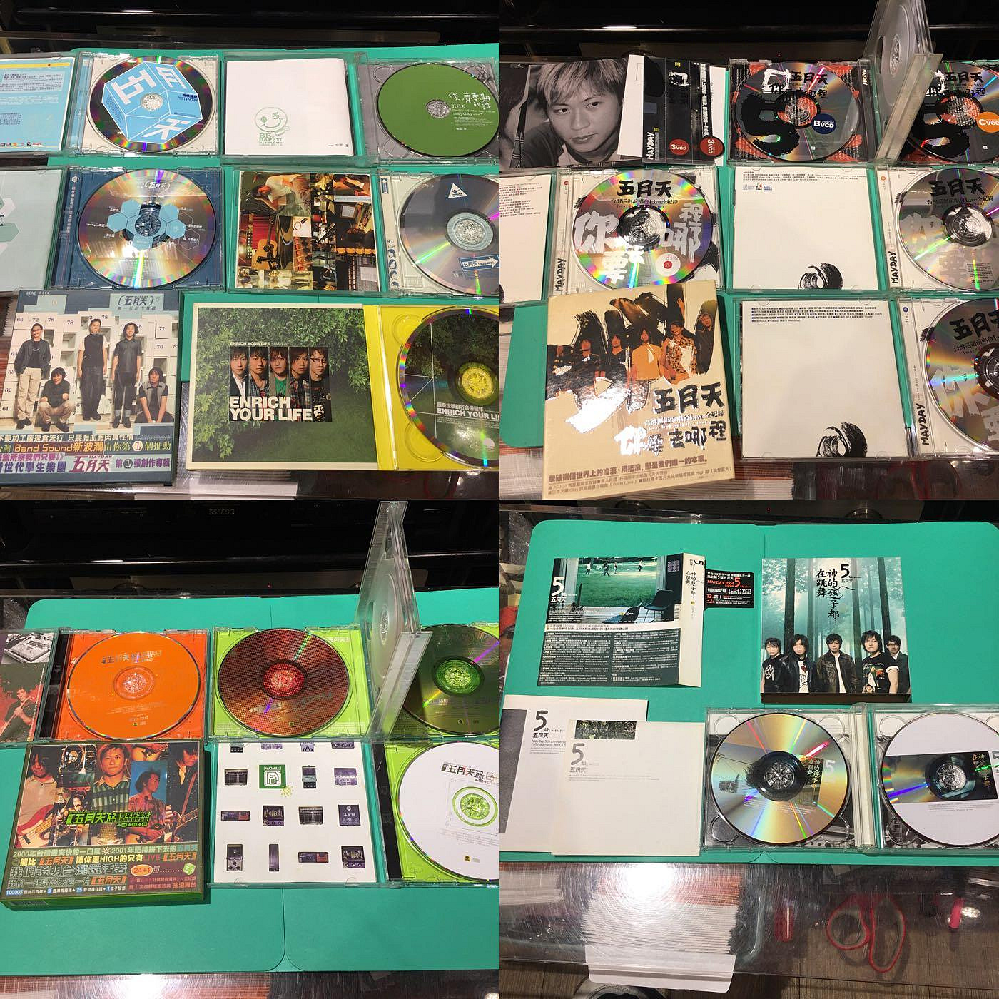 二手CD VCD DVD］台灣搖滾天團五月天歷年專輯演唱會CD VCD DVD