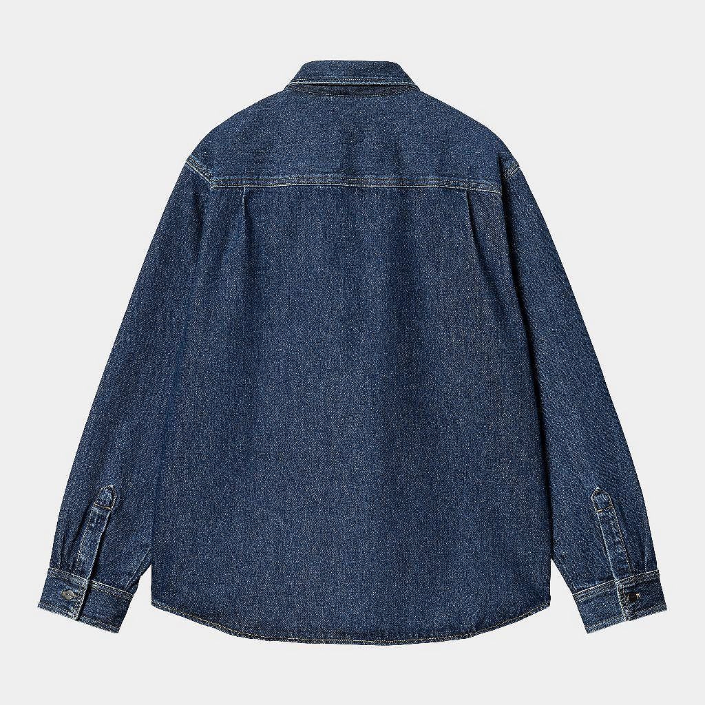 【超お得】CarharttWIP Manny Shirt Jac S 日貨代購CITY】2023AW CARHARTT WIP Manny Shirt Jac 重磅牛仔襯衫外套