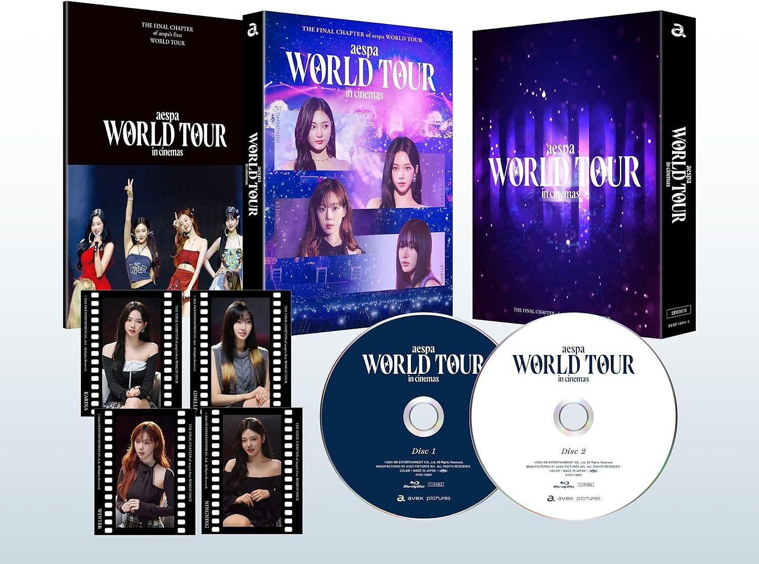 初回盤[藍光先生BD] aespa WORLD TOUR in cinemas PREMIUM EDITION 雙