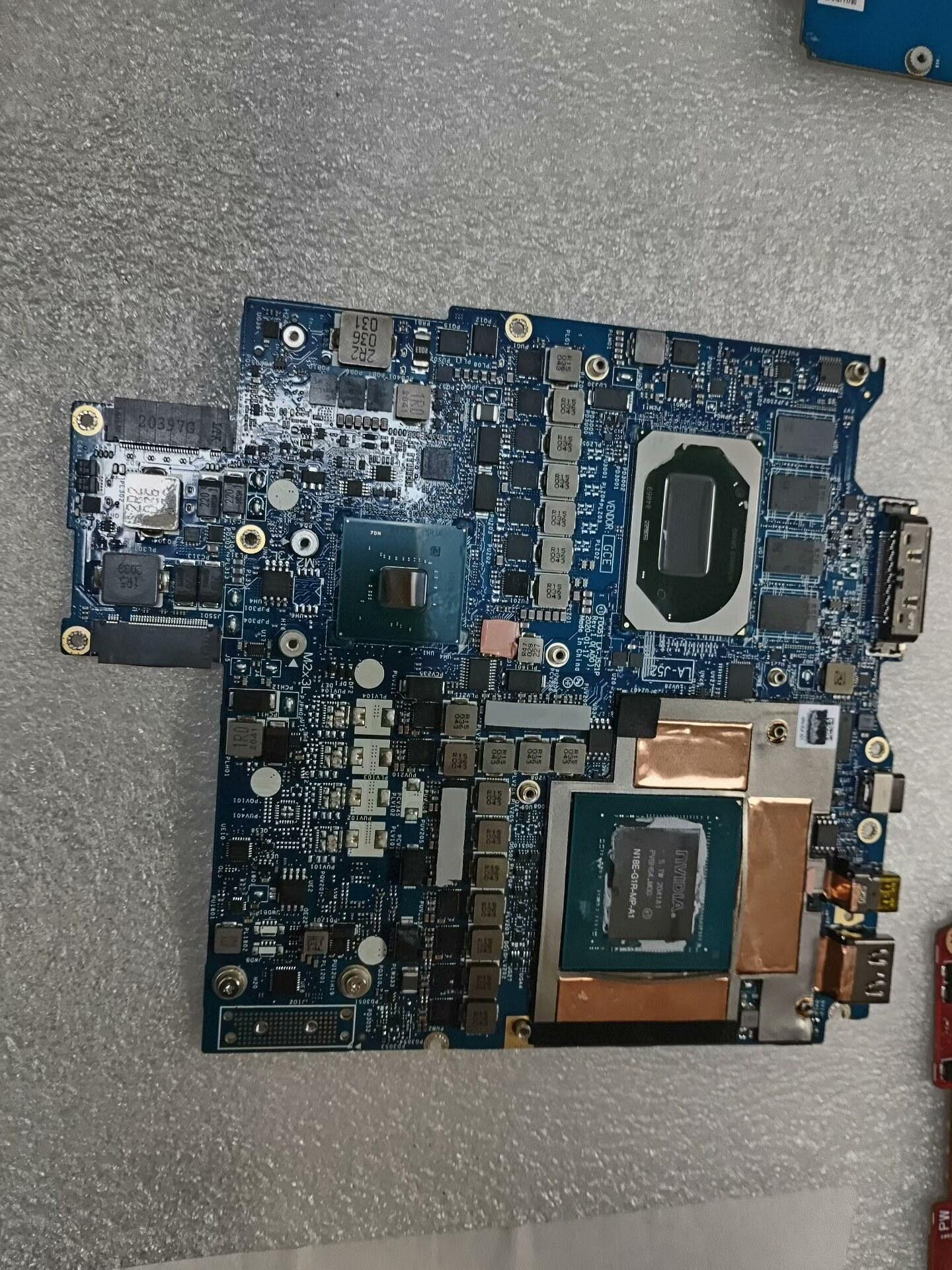 【環球代購】戴爾外星人m15 R3 17 R3主機板 i7 10750H RTX2070 主機板置換 單購 現貨 LA J521P