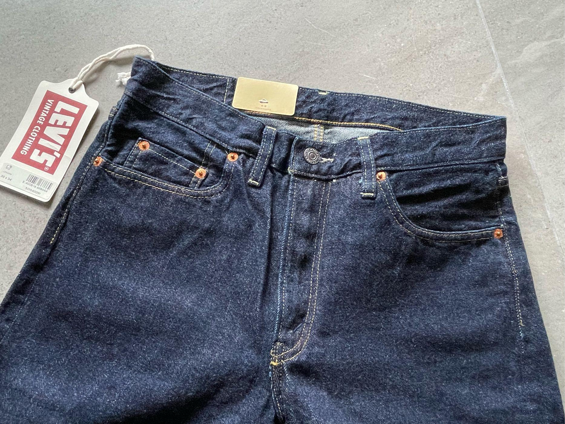 全新Levi's Vintage Clothing LVC 1954 501ZXX one washed 原色W30