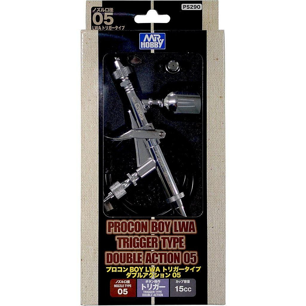 鋼普拉】現貨GUNZE 郡士GSI Procon Boy LWA 扳機專業噴槍雙動噴筆0.5mm