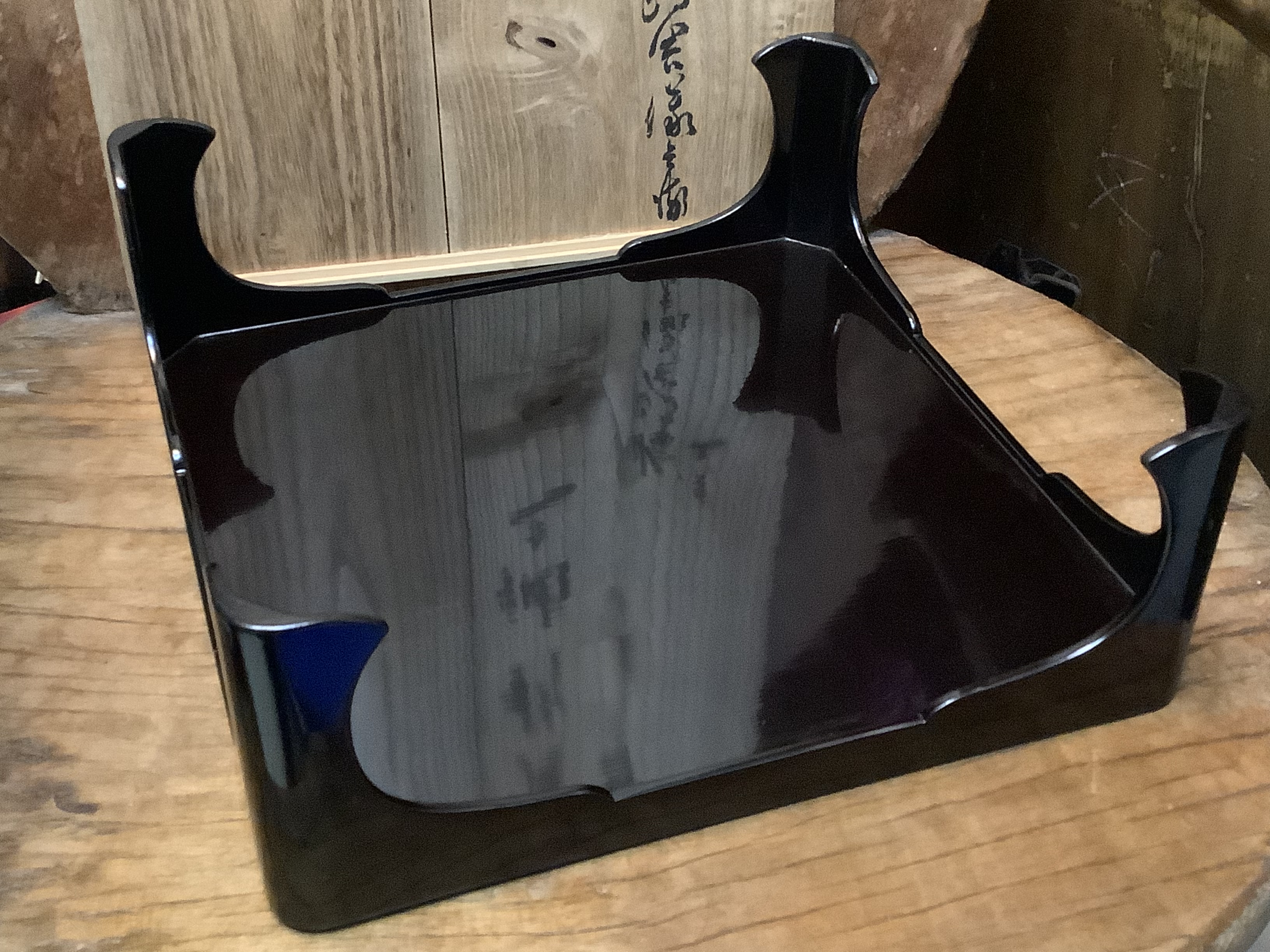 黑狗兄】日本漆器～高腳托盤盛盤果盤供盤餐盤茶盤B01 | Yahoo拍賣