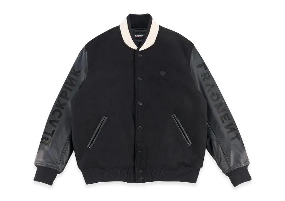 FRAGMENT x BLACKPINK Stadium Jacket 聯名款夾克外套。太陽選物社