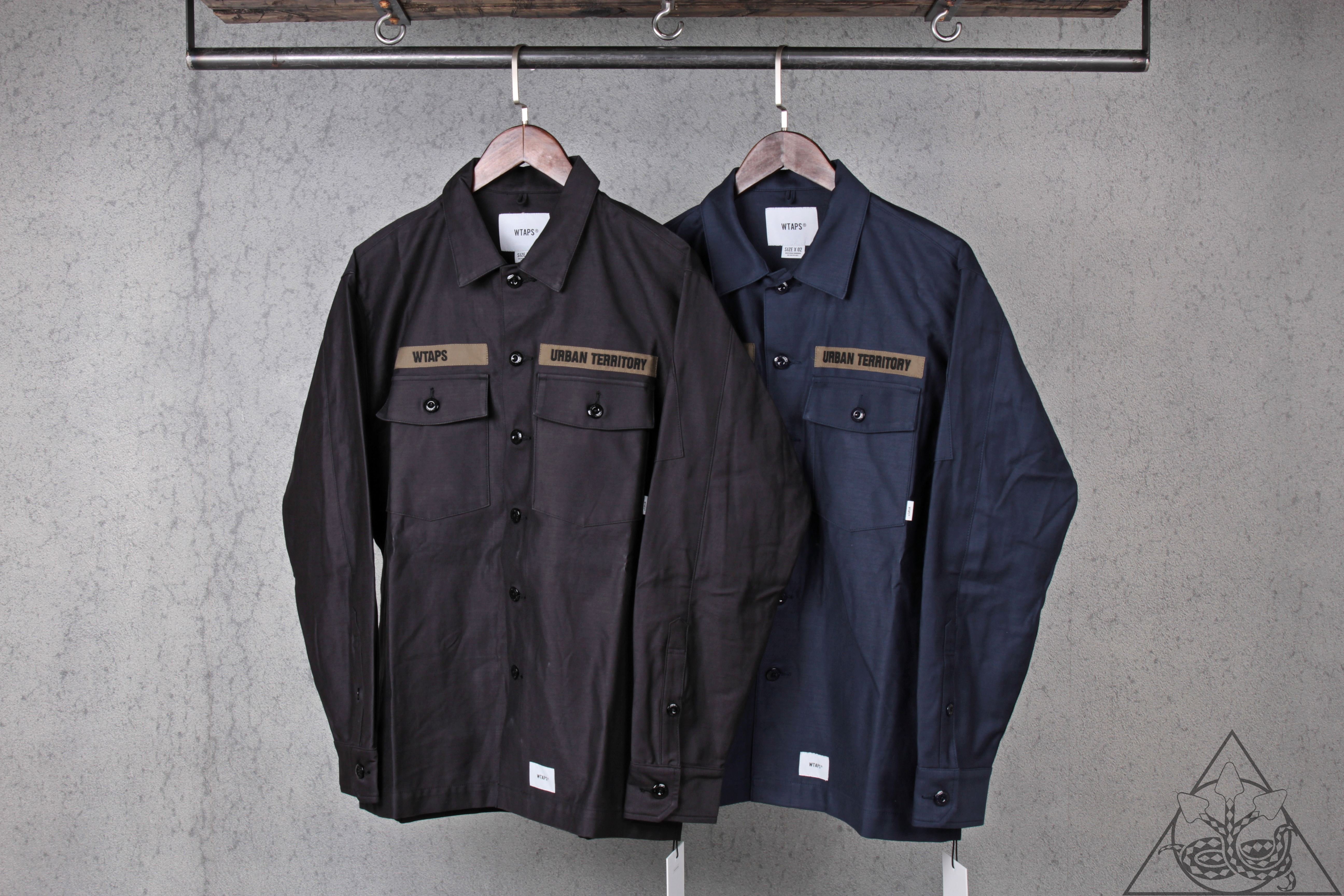 HYDRA】Wtaps Buds LS / Shirt. Cotton. Satin 襯衫軍襯衫