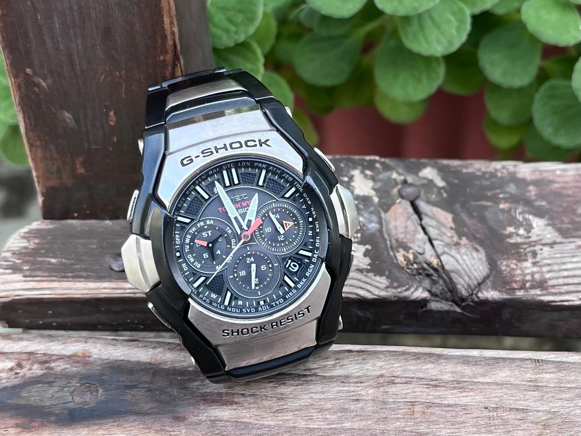 卡西歐Casio G-Shock Giez GS-1300 電波自動校時太陽能手錶| Yahoo拍賣