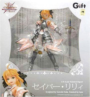日本正版Gift Fate/unlimited codes 白Saber Lily 莉莉1/8 模型公仔