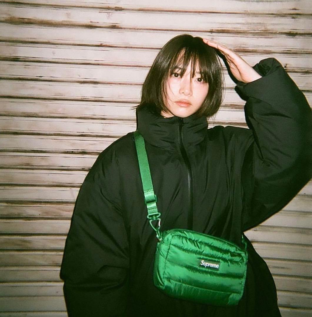Supreme Puffer Side Bag Green Supreme Puffer Side Bag 
