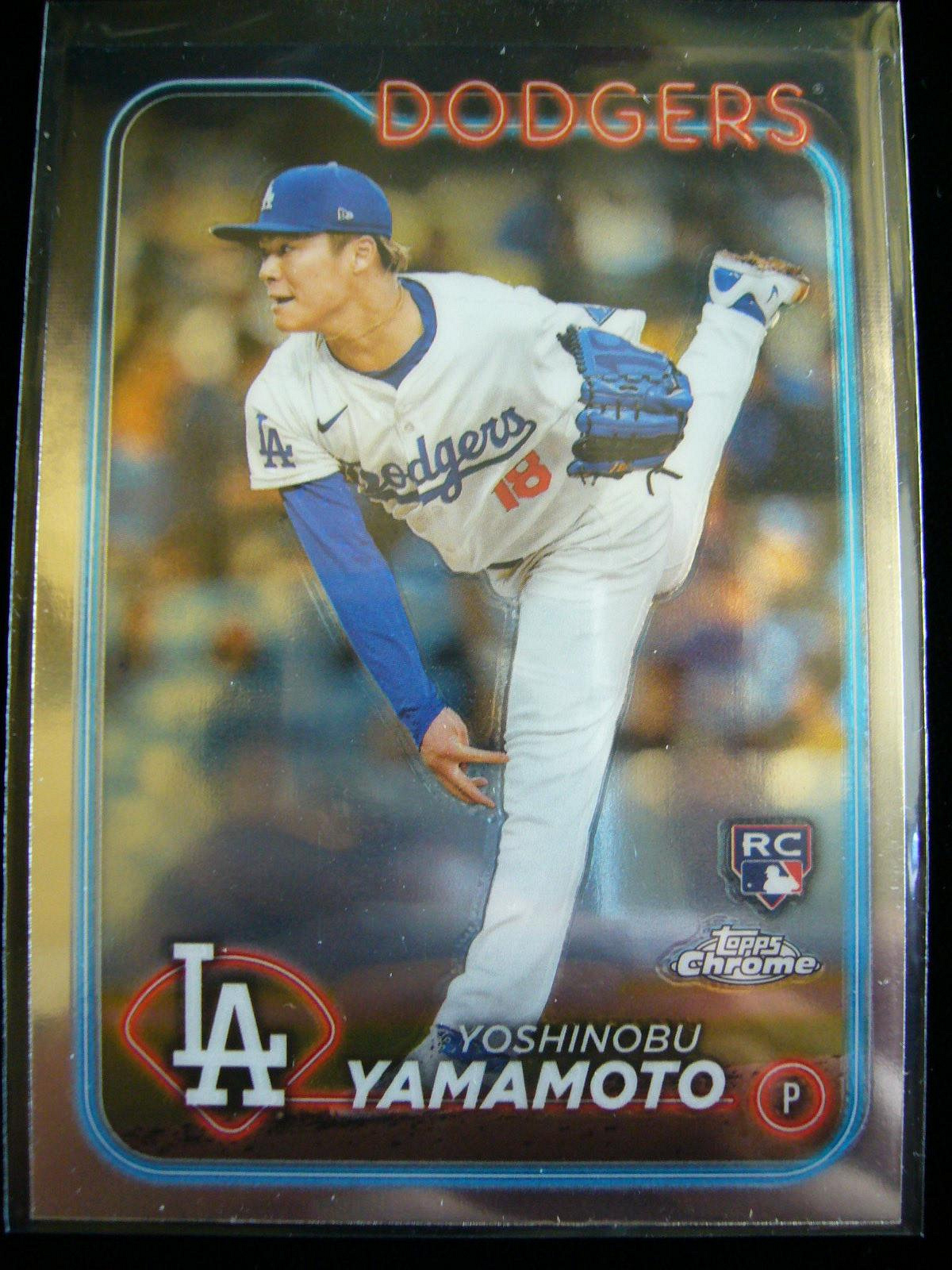 山本由伸漂亮新人年KEY RC金屬卡2024 Topps Chrome Rookie | Yahoo拍賣
