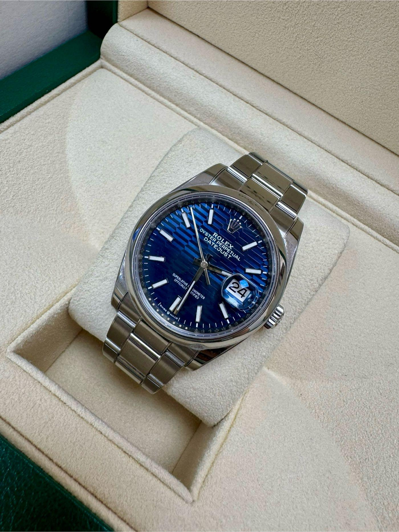 Rolex 126200 坑紋面 2022