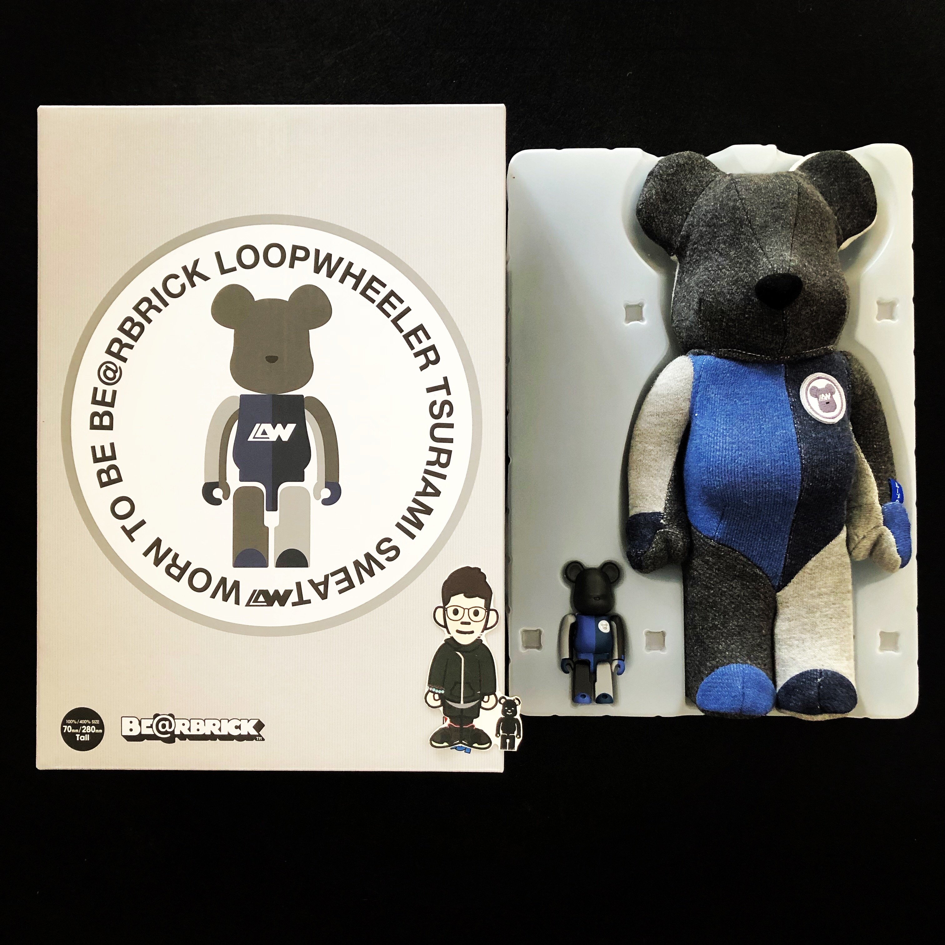 BE@RBRICK LOOPWHEELER 400% loopwheeler BE@RBRICK 100%&400% BE 