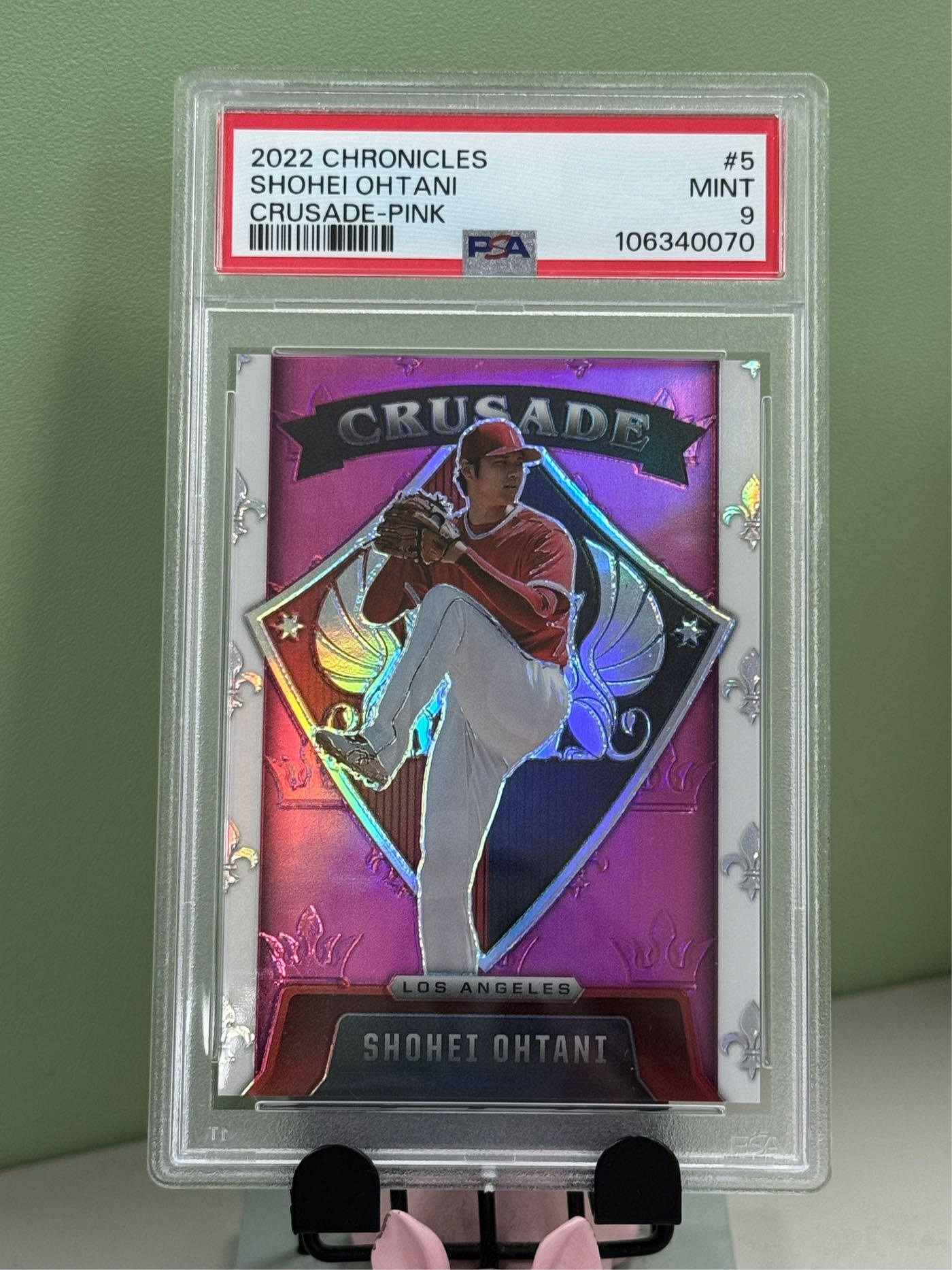 大谷翔平2022 PANINI CHRONICLES CRUSADE PINK SHOHEI OHTANI