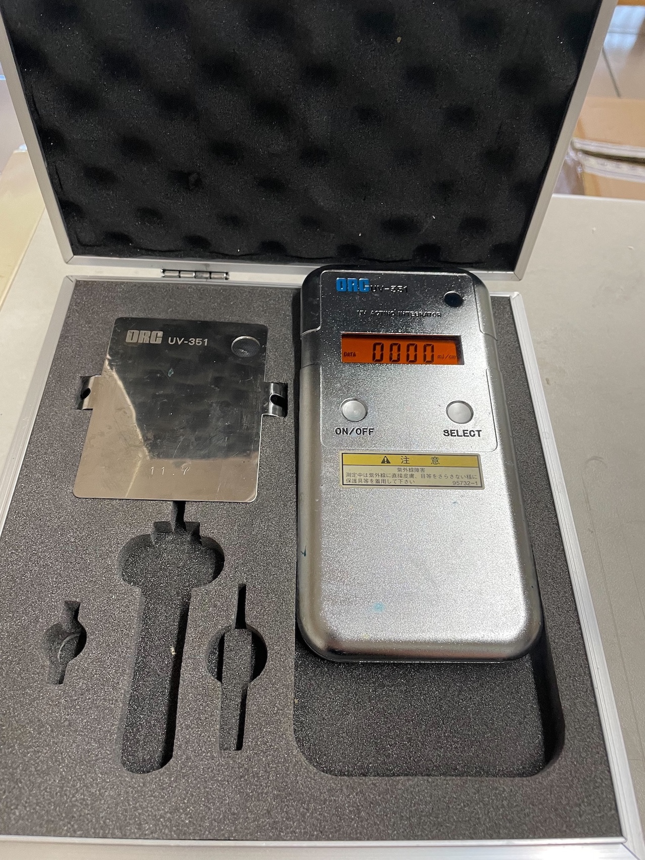 中古日本ORC 紫外線照度計UV-351, 機況良好，優惠出售中～ | Yahoo拍賣