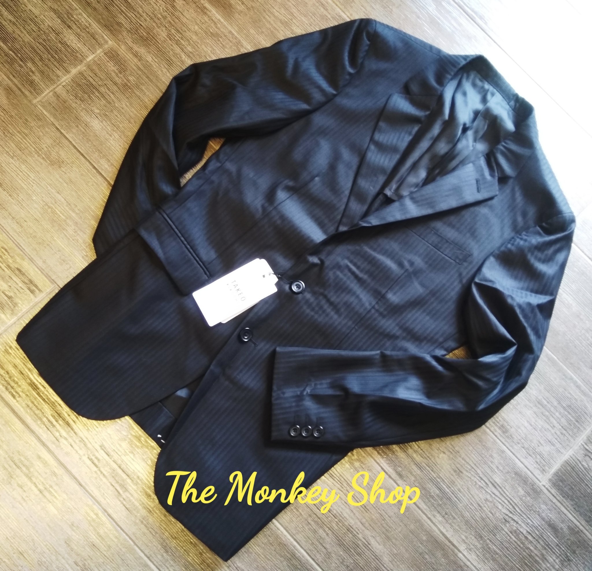 菊地武夫ワンピース The Monkey Shop 】超值優惠全新正品日本TAKEO KIKUCHI 黑色羊毛