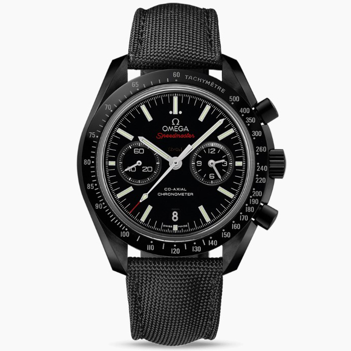 OMEGA 311.92.44.51.01.007 歐米茄 44.25mm 超霸系列 月之暗面 陶瓷 尼龍錶帶