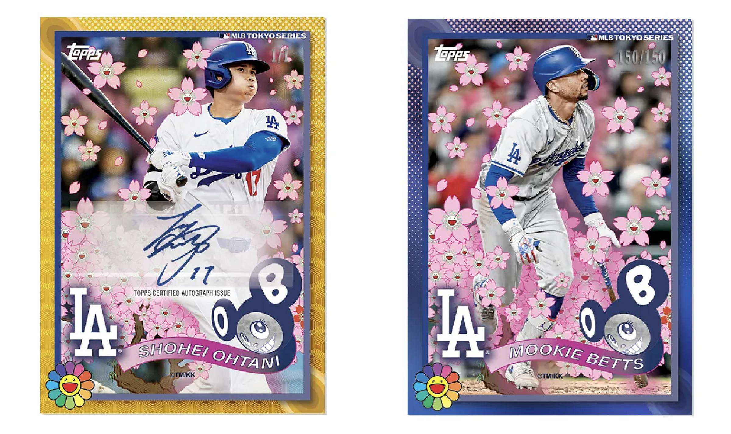 村上隆 TOPPS 山本由伸 限定 カード トップス トップス 村上隆×MLB 山本由伸 シリアルナンバー 限定カード