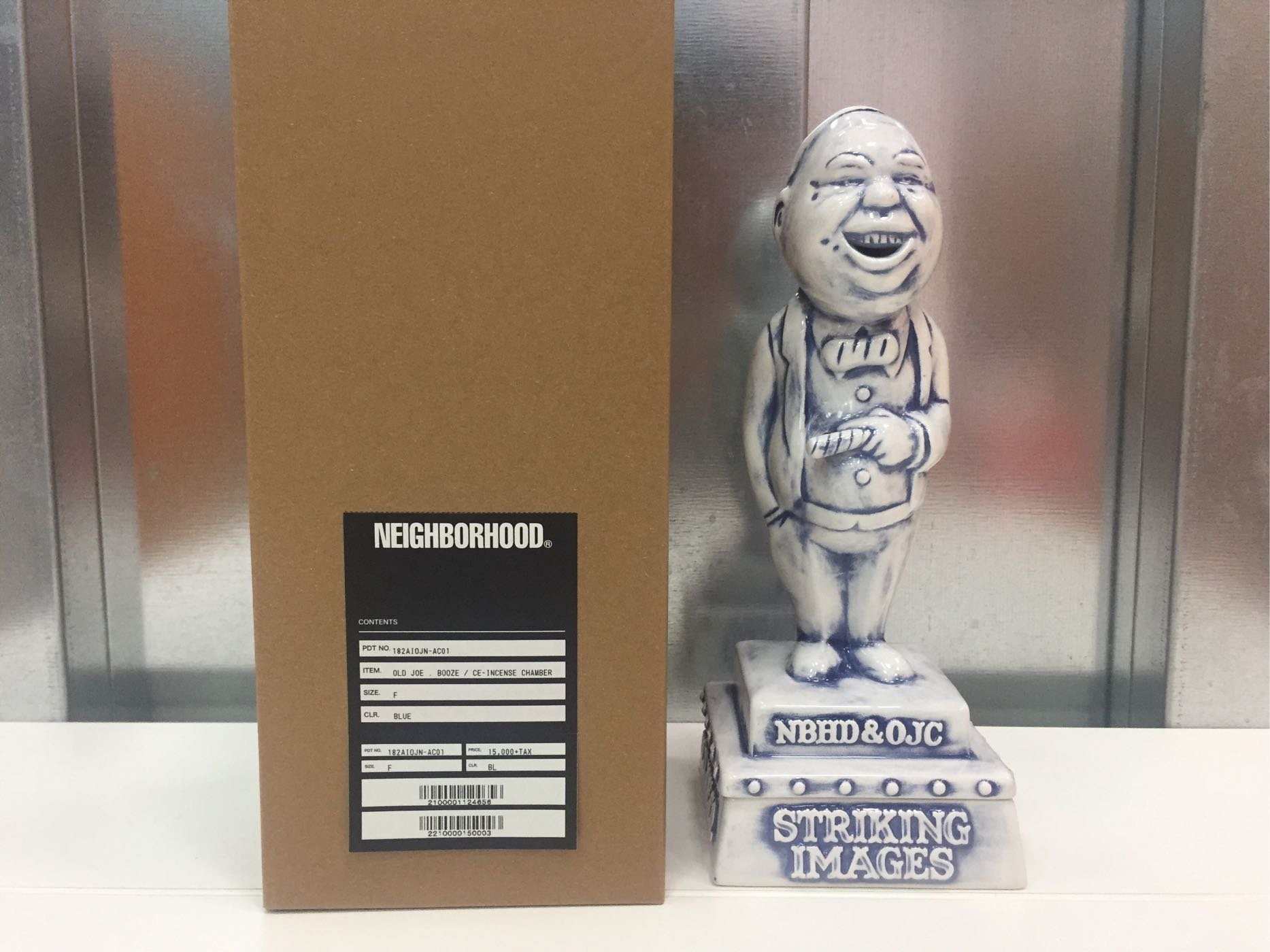 新品NEIGHBORHOOD × OLD JOE INCENSE CHAMBER 18AW Neighborhood OLD JOE . BOOZE CE-INCENSE CHAMBER 聯名款