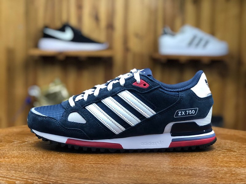 ADIDAS ZX 750 愛迪達深藍色百搭經典休閒運動鞋ZX750 男| Yahoo拍賣