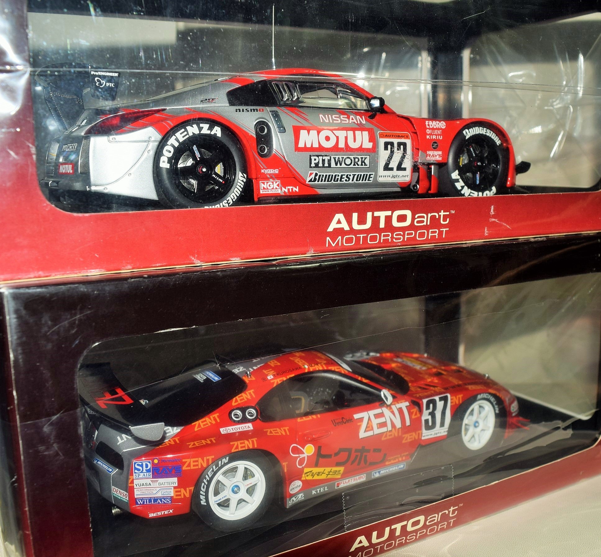 絕版倉庫}1:18 NISSAN 350Z 超級工廠賽車JGTC MOTUL PITWORK Z 22號