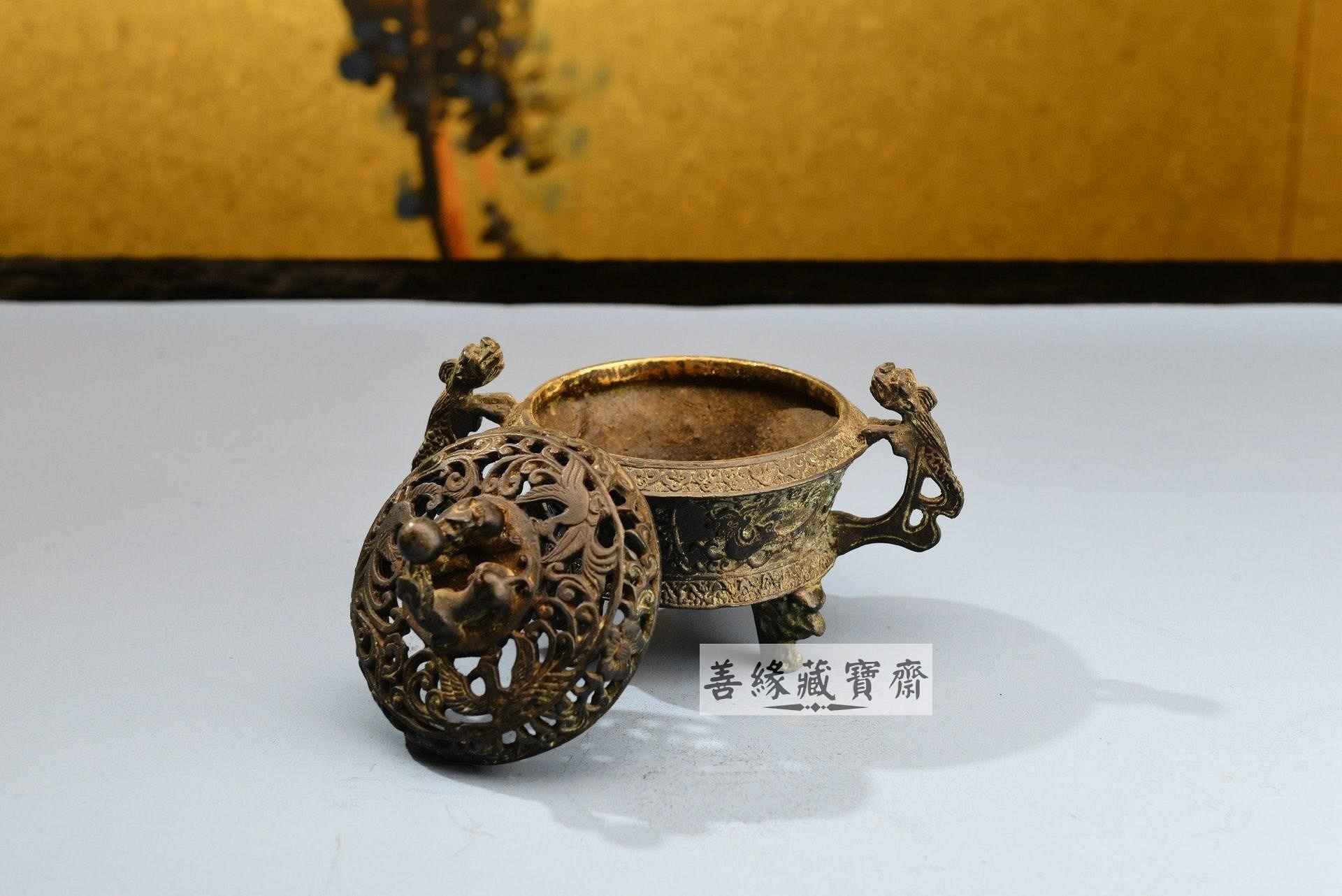 古銅造 獅子香炉 縁起物 香道具　美術品 Yahoo!オークション - 「古銅獅子香炉」の落札相場・落札価格 中国美術