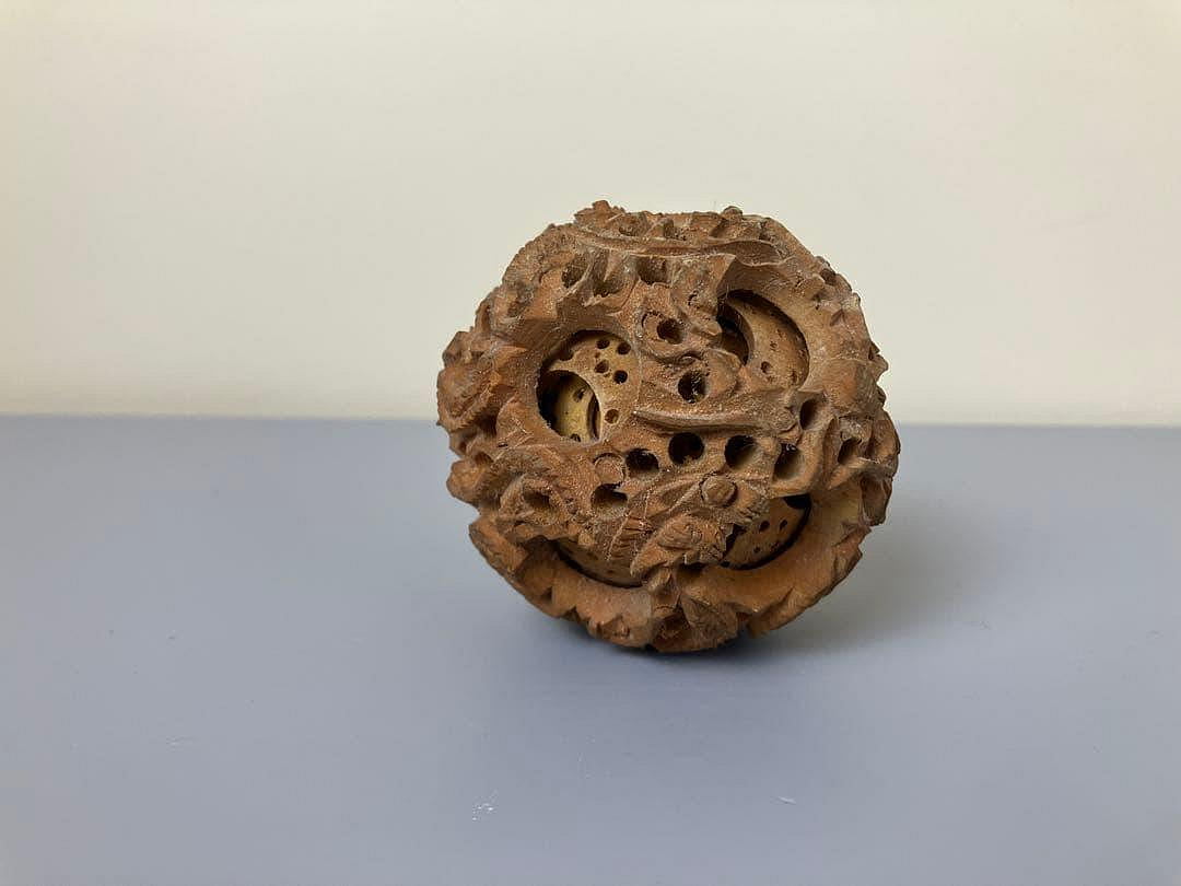 多層球 天球 龍 美術品 天球多層球龍中國木雕古董木製工藝可能有6層以上| Yahoo拍賣