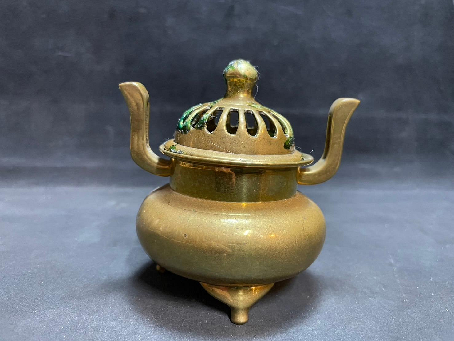 藏舊尋寶屋】老日本昭和初期佛道具銅製小香爐(一元起標)※0904629-137GS