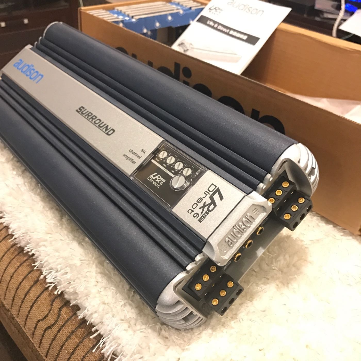 全新品絕版義大利進口發燒6聲道環繞擴大機Audi son lrx6 sr direct馬肯
