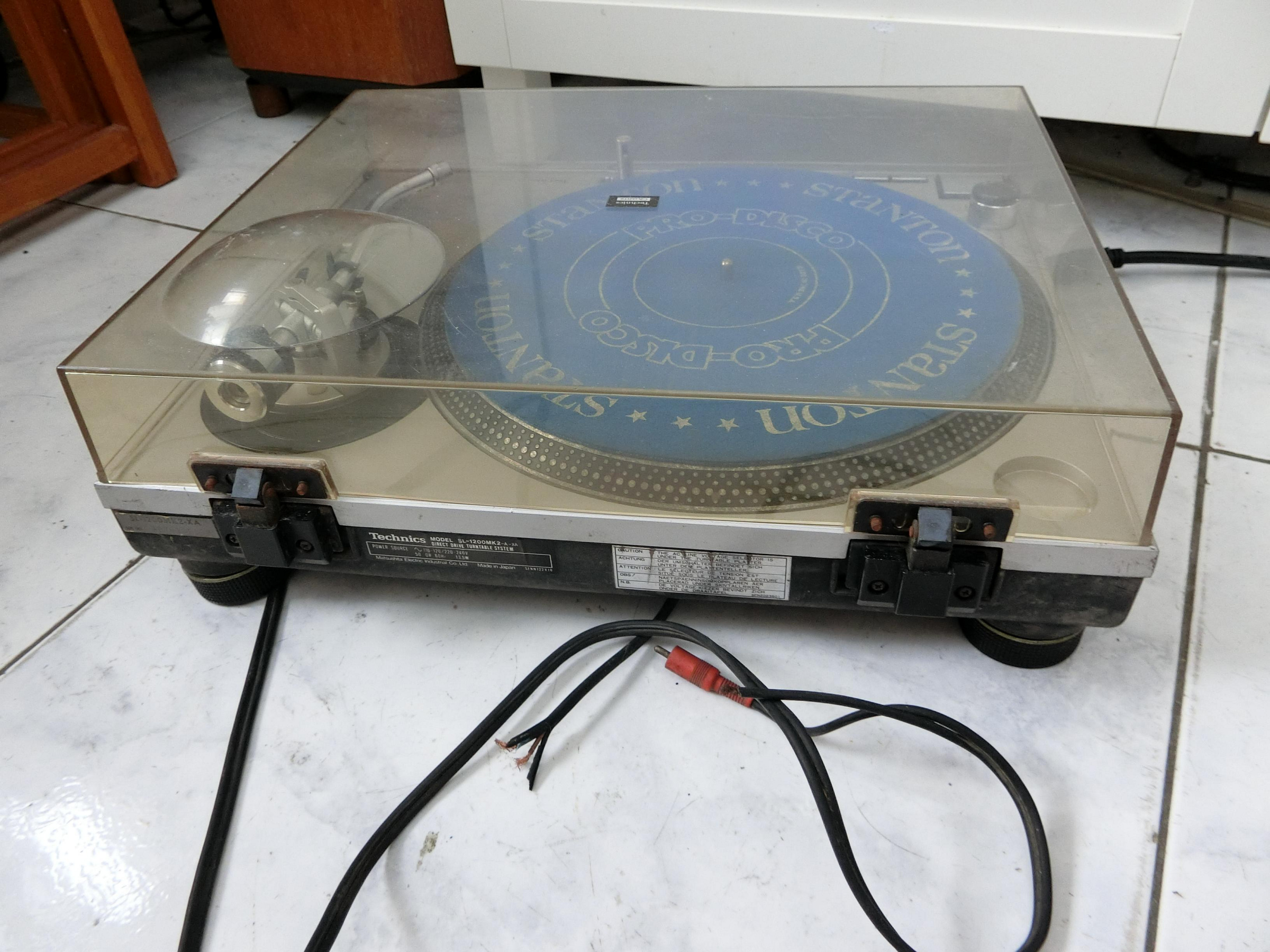 日本製Technics SL-1200 MK2 直驅黑膠唱盤故障| Yahoo拍賣
