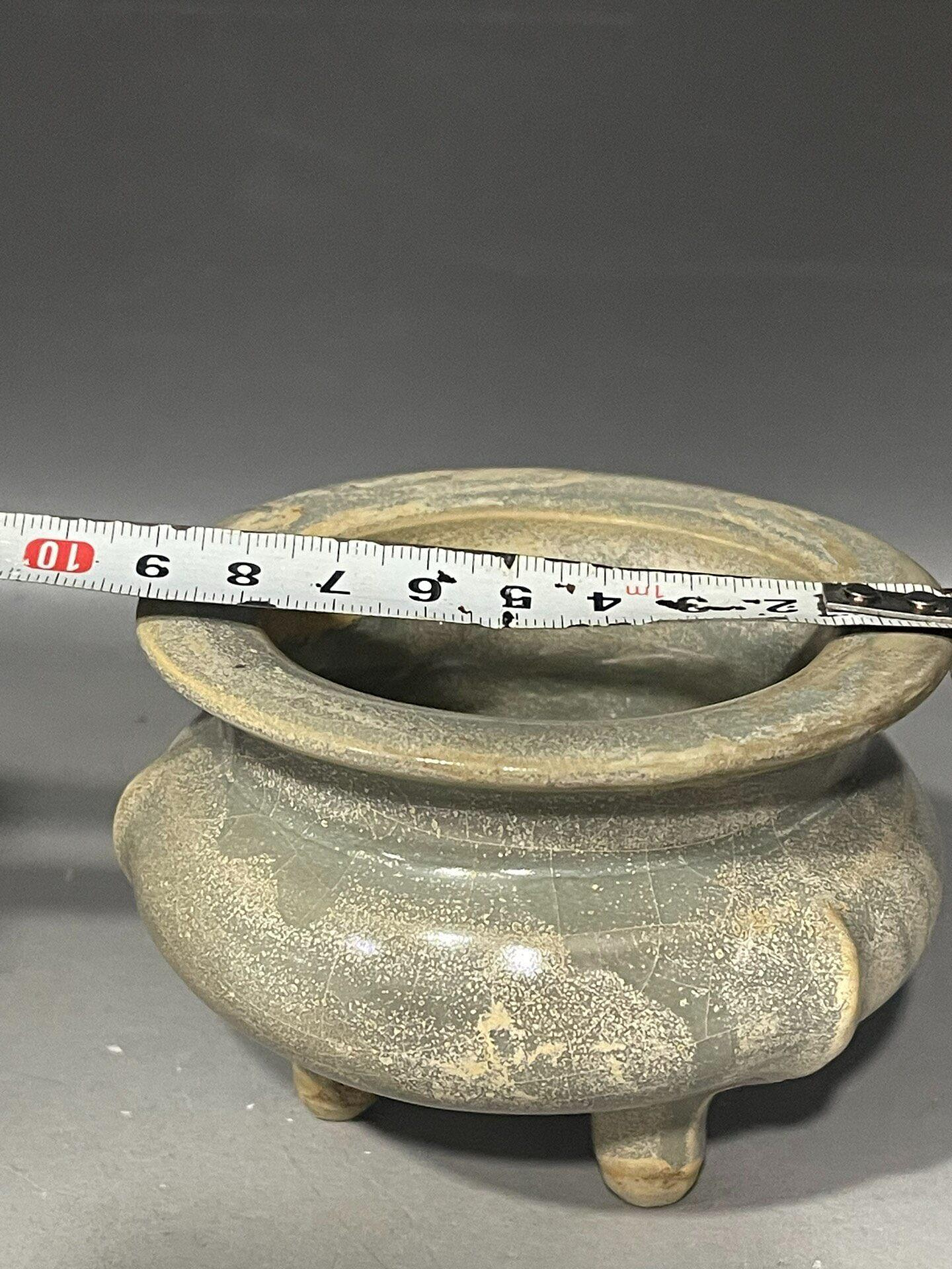 龍泉窯香爐三足爐鬲式宋代| Yahoo拍賣