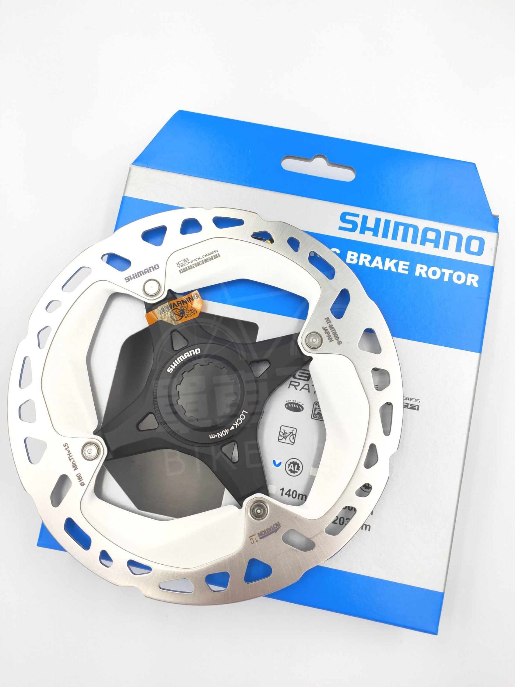單車元素】SHIMANO RT-MT800 碟盤160mm 中心鎖入式適用公路車/ 登山車